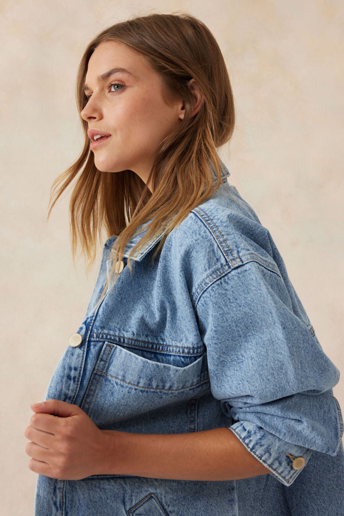 Ceres Life Essential Denim Jacket - Vintage Blue