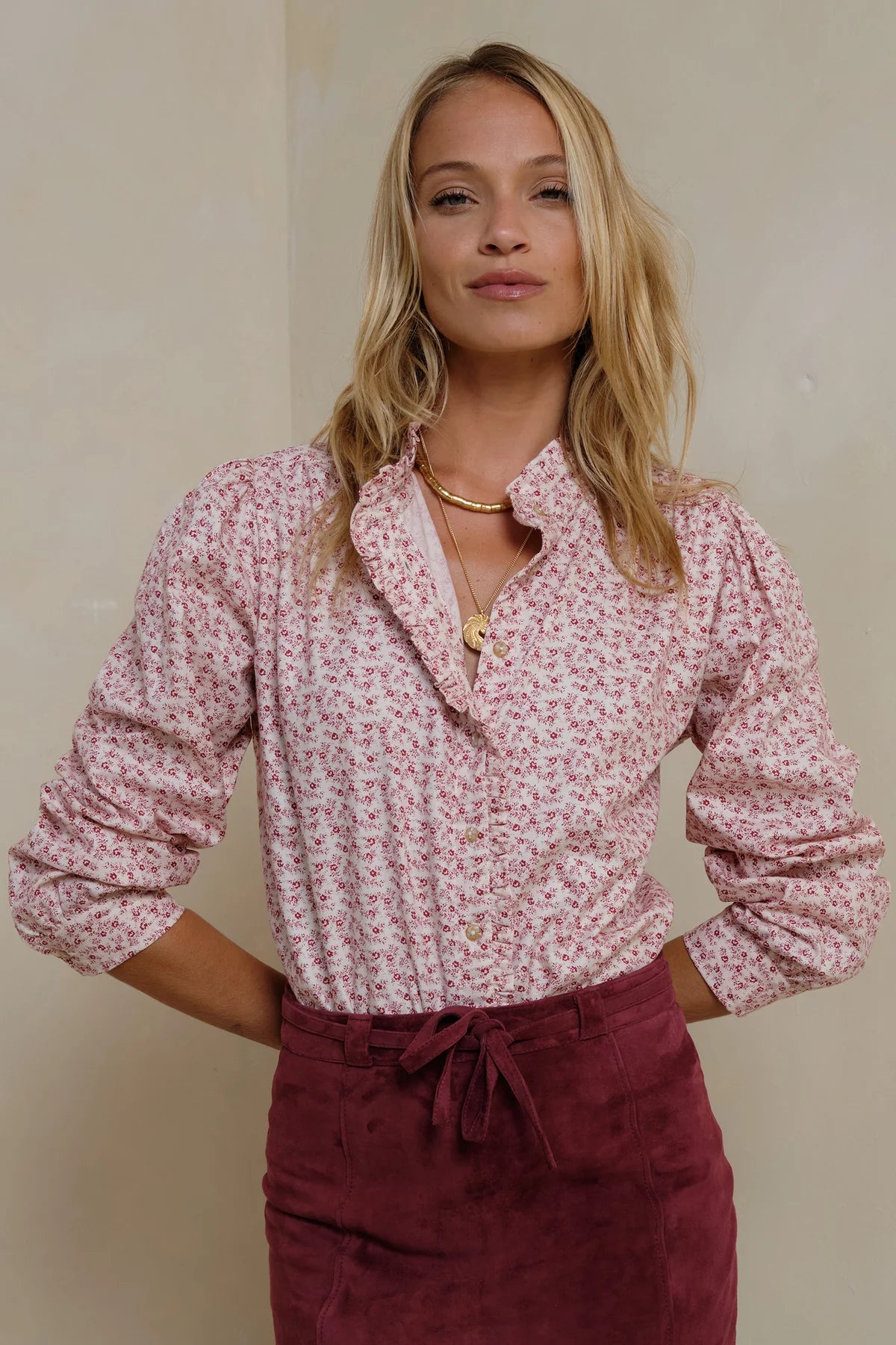 LILYA Amina Blouse Aspen Floral