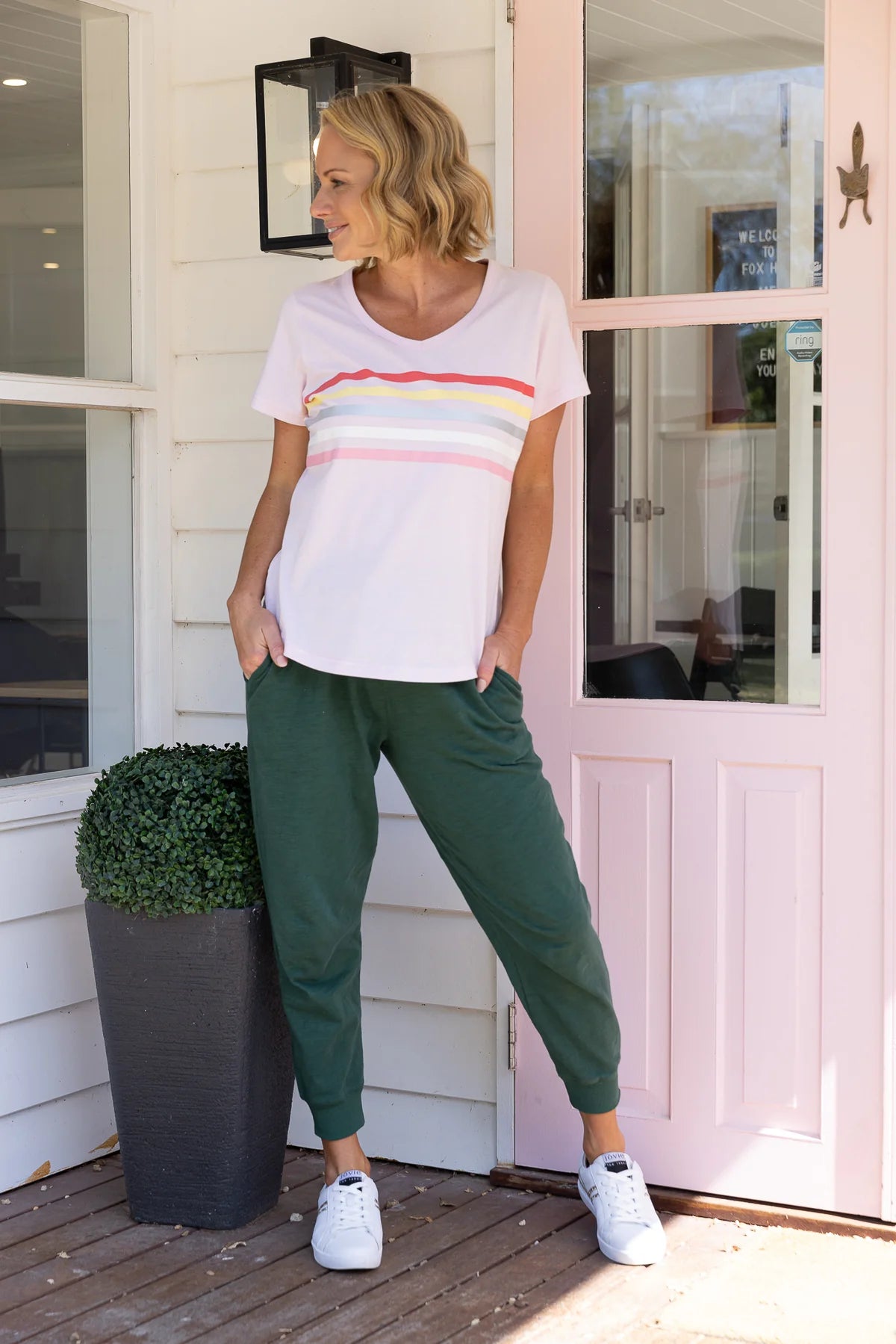 Jovie the Label Sorrento Pants - Forrest Green