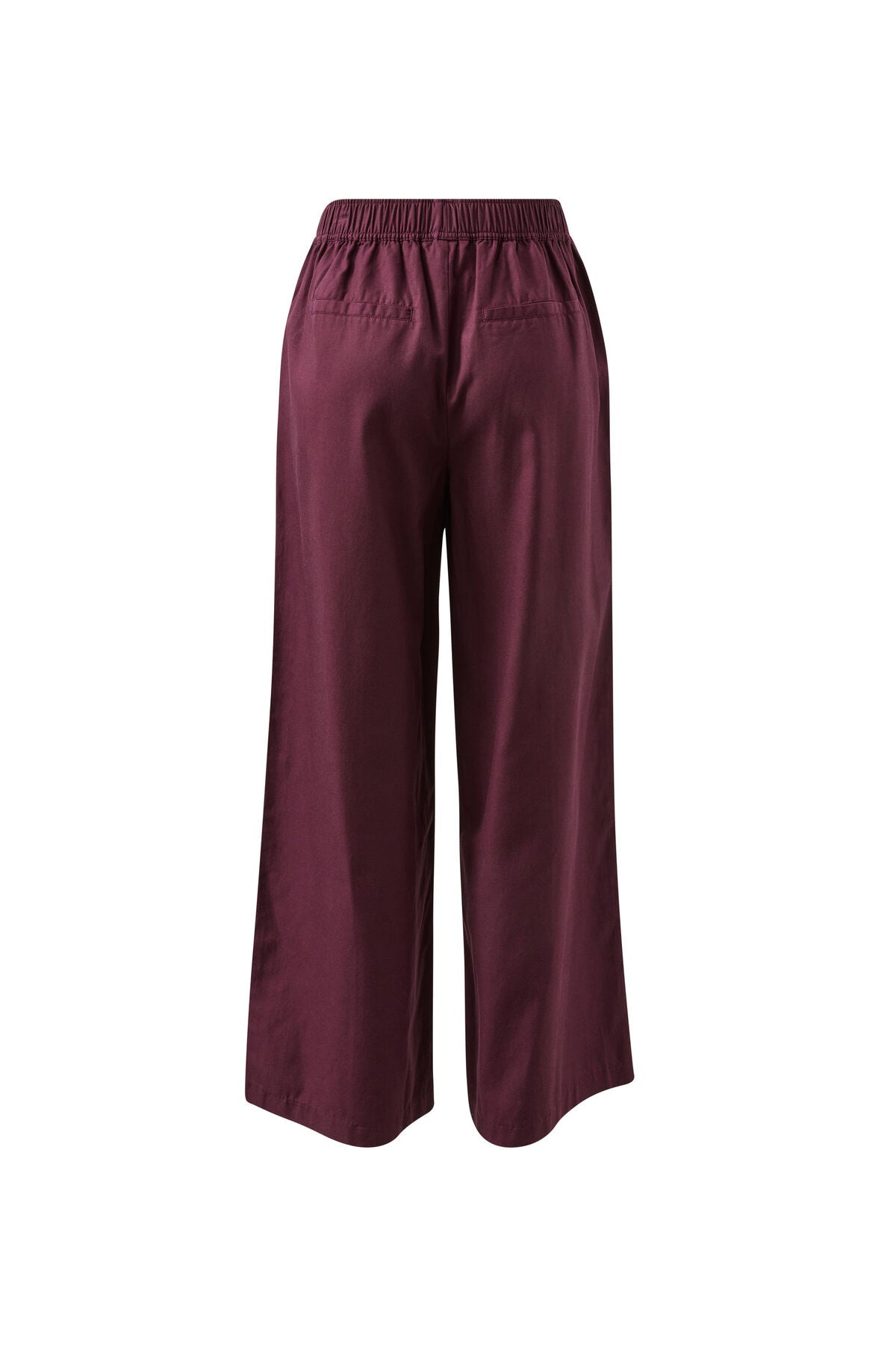 Ceres Izzie Pin stitch Pant - burgundy