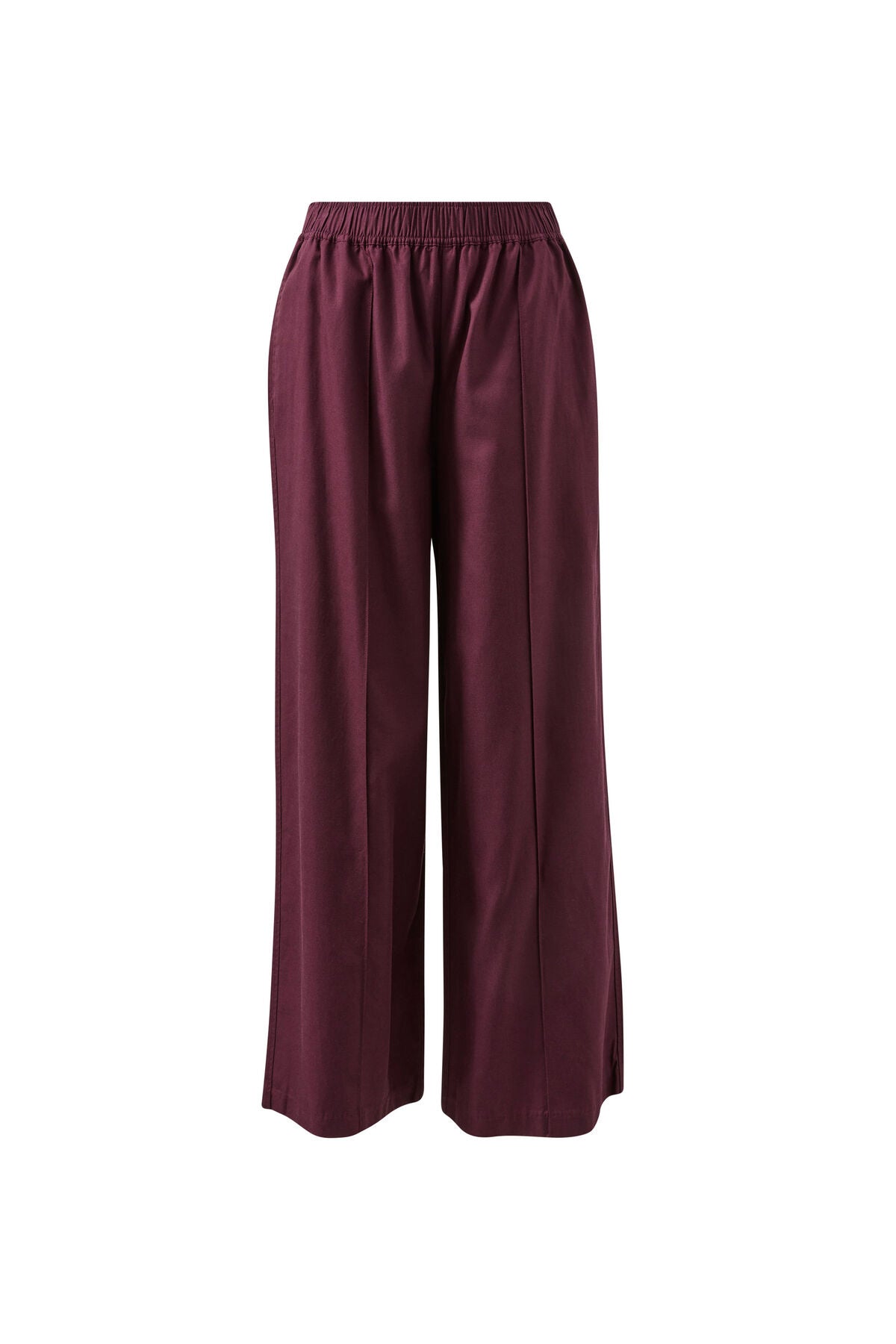 Ceres Izzie Pin stitch Pant - burgundy