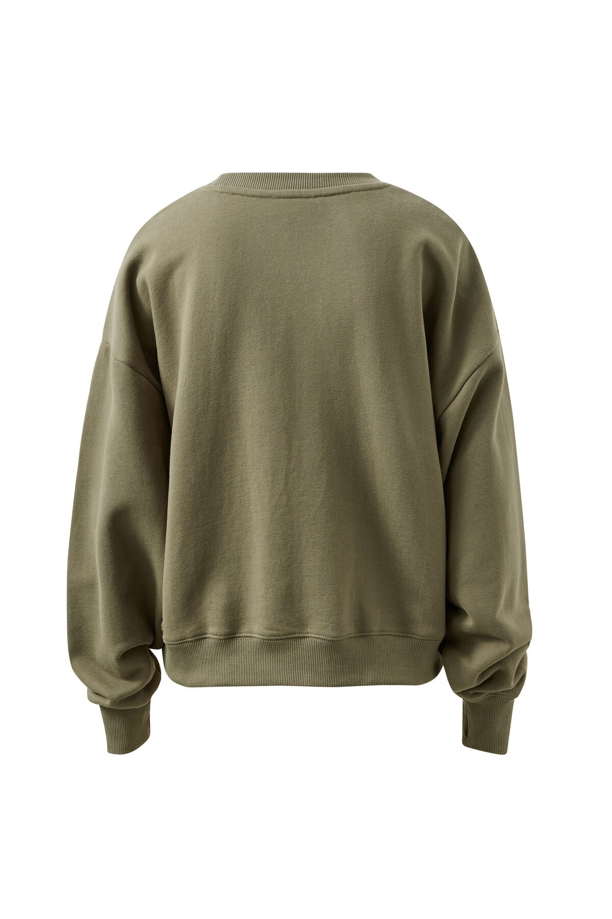 Ceres Quinn Slouchy Crew - washed olive