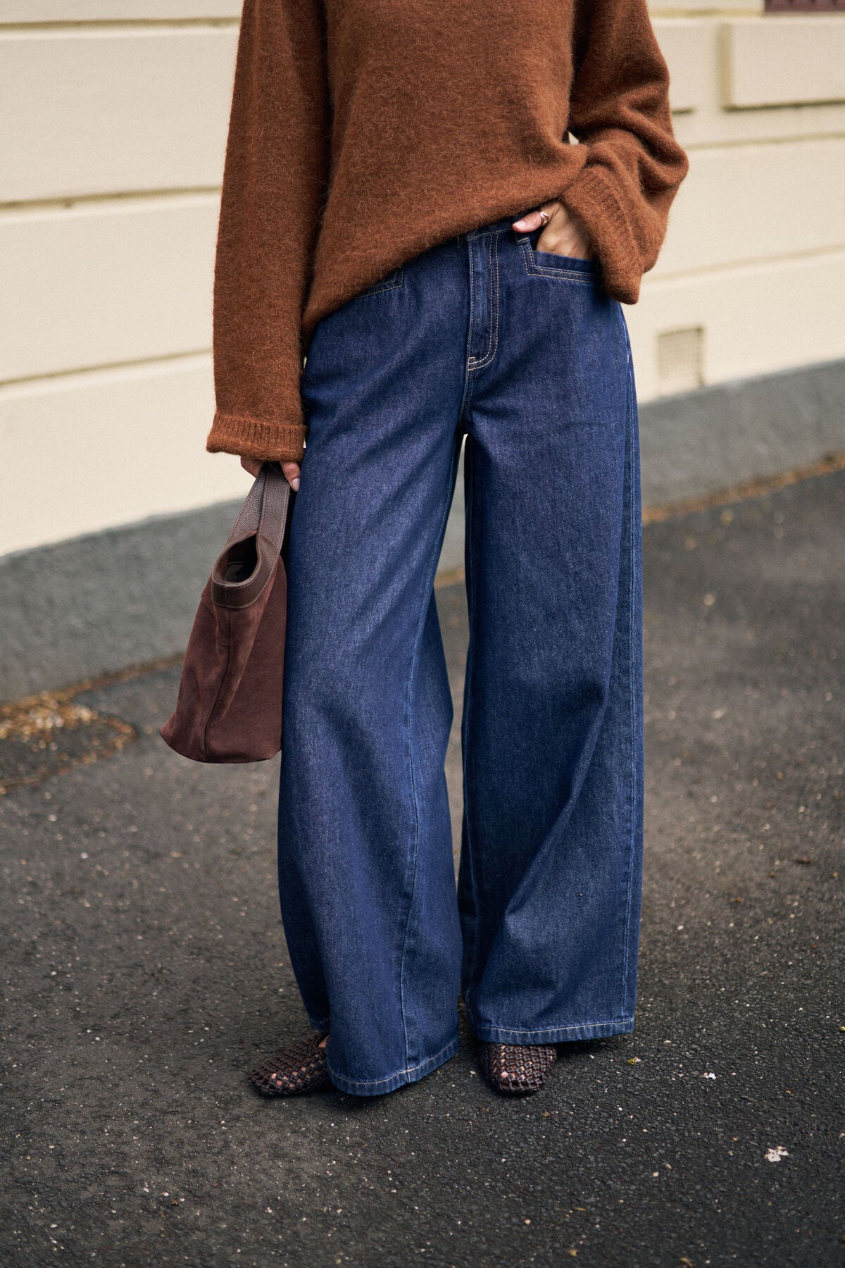 Ceres Reece Wide Leg Jean - midnight