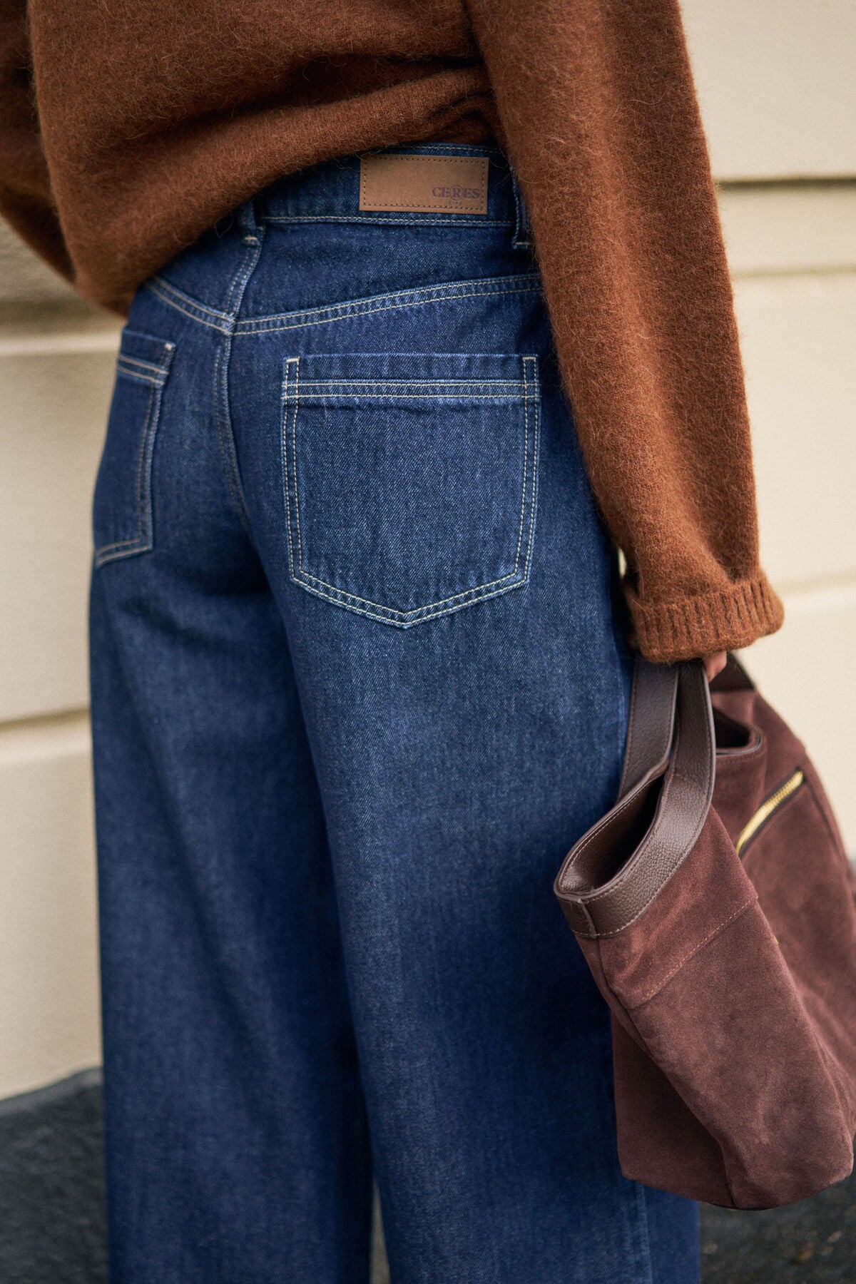 Ceres Reece Wide Leg Jean - midnight