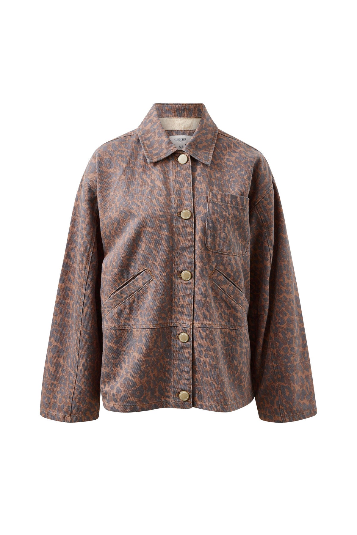 Ceres Ziggy Shacket - leopard