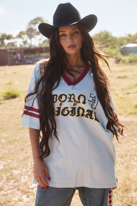 Sabbi The Very Oversized Born Original Tee - sky
