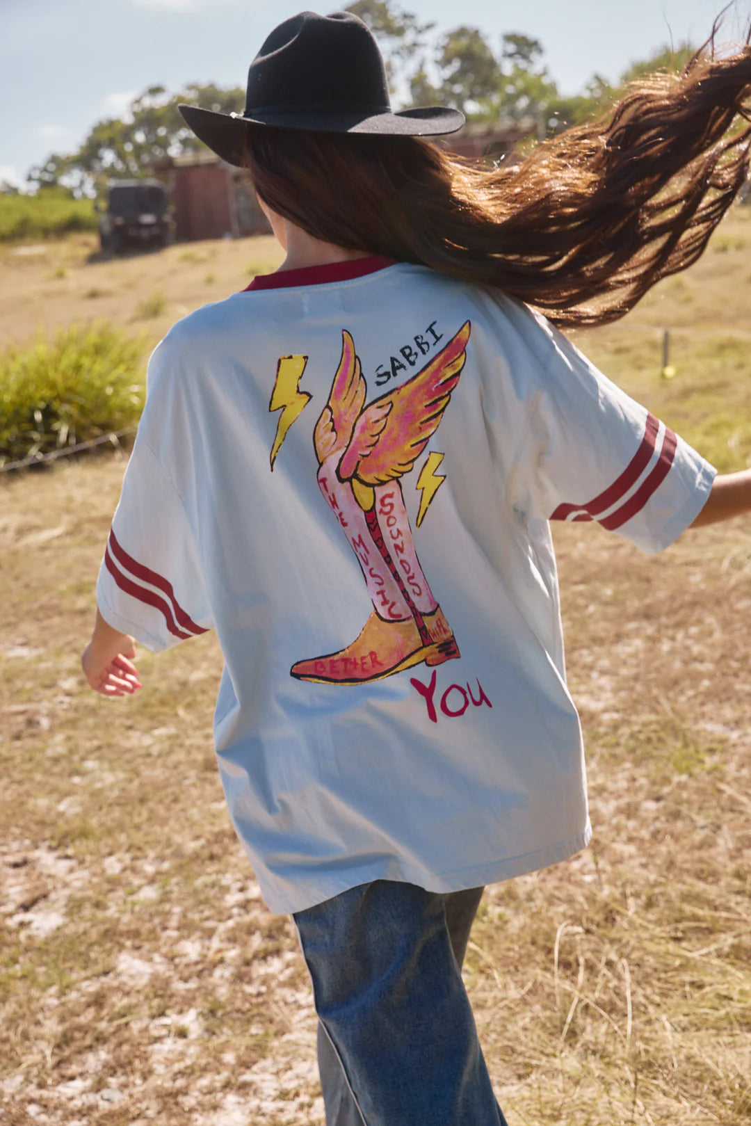 Sabbi The Very Oversized Born Original Tee - sky