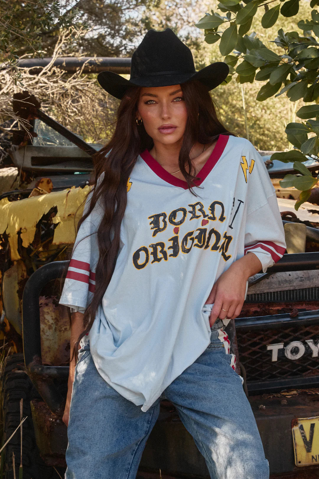 Sabbi The Very Oversized Born Original Tee - sky