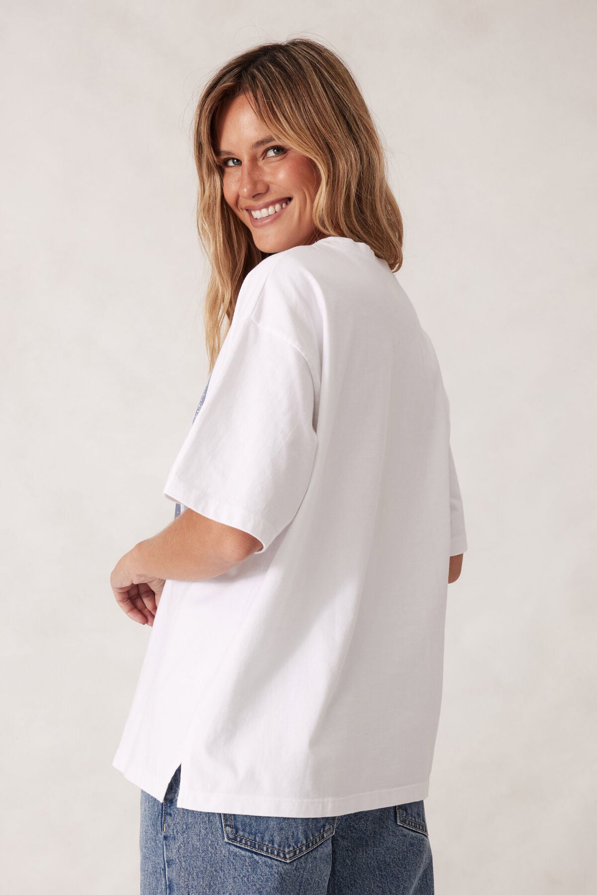 Ceres Tully Boyfriend Tee - moonlight bandanna print