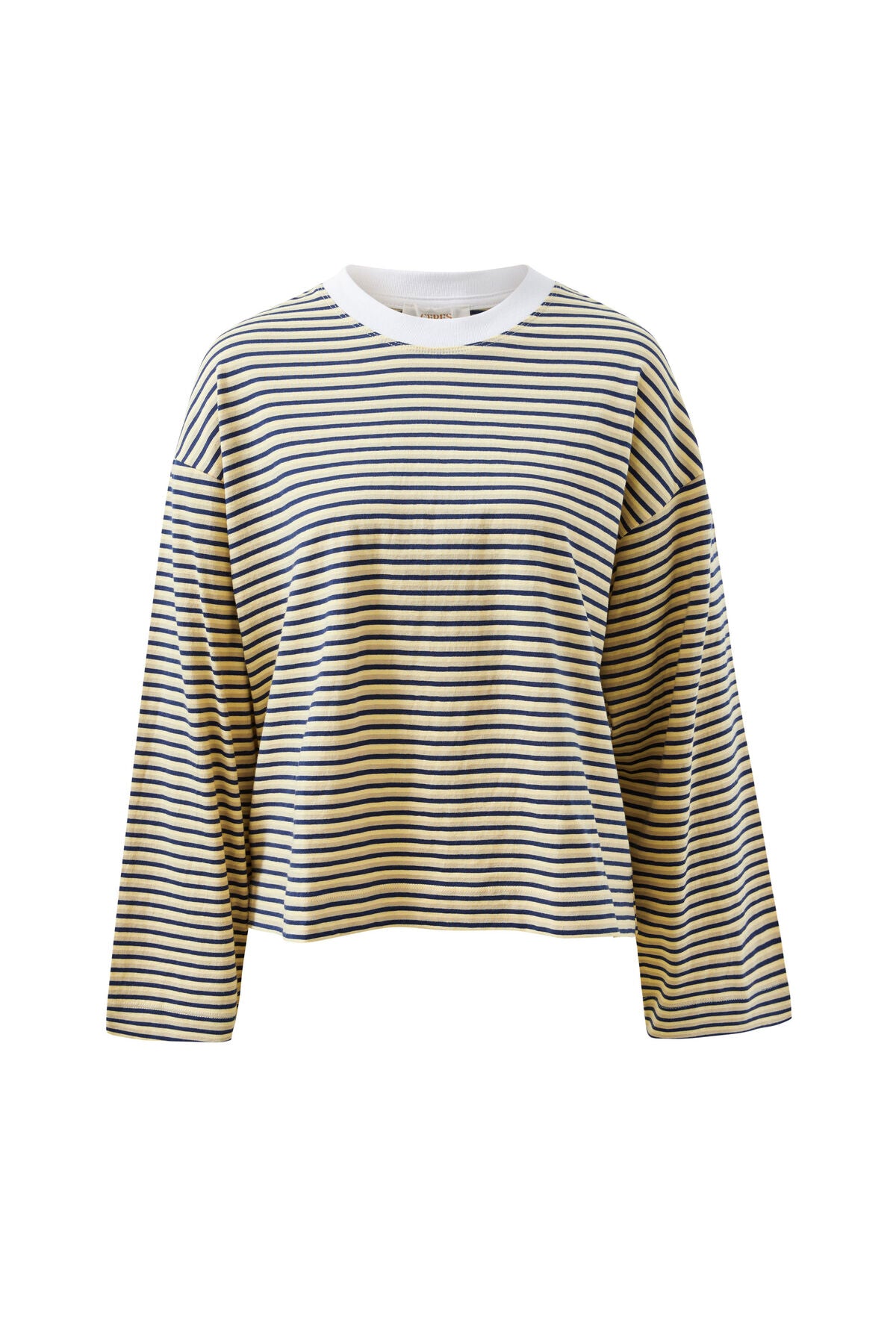 Ceres Beau Long Sleeve Tee - heritage navy/butter/stone stripe