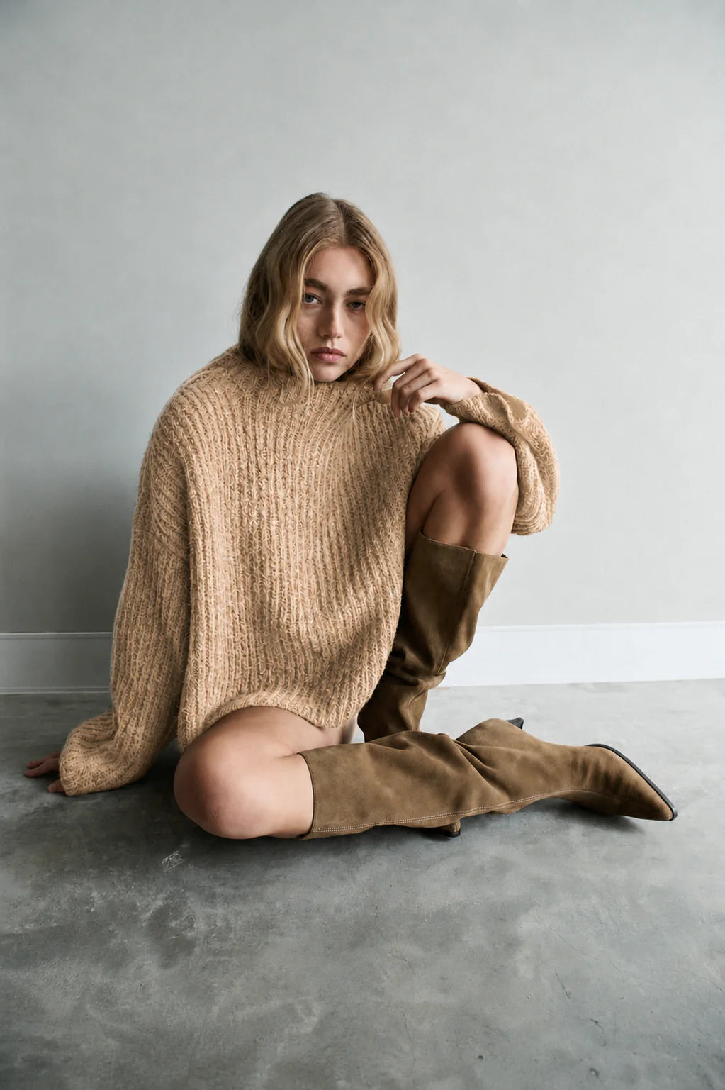 MAÉL Brand London Knit - oat marle