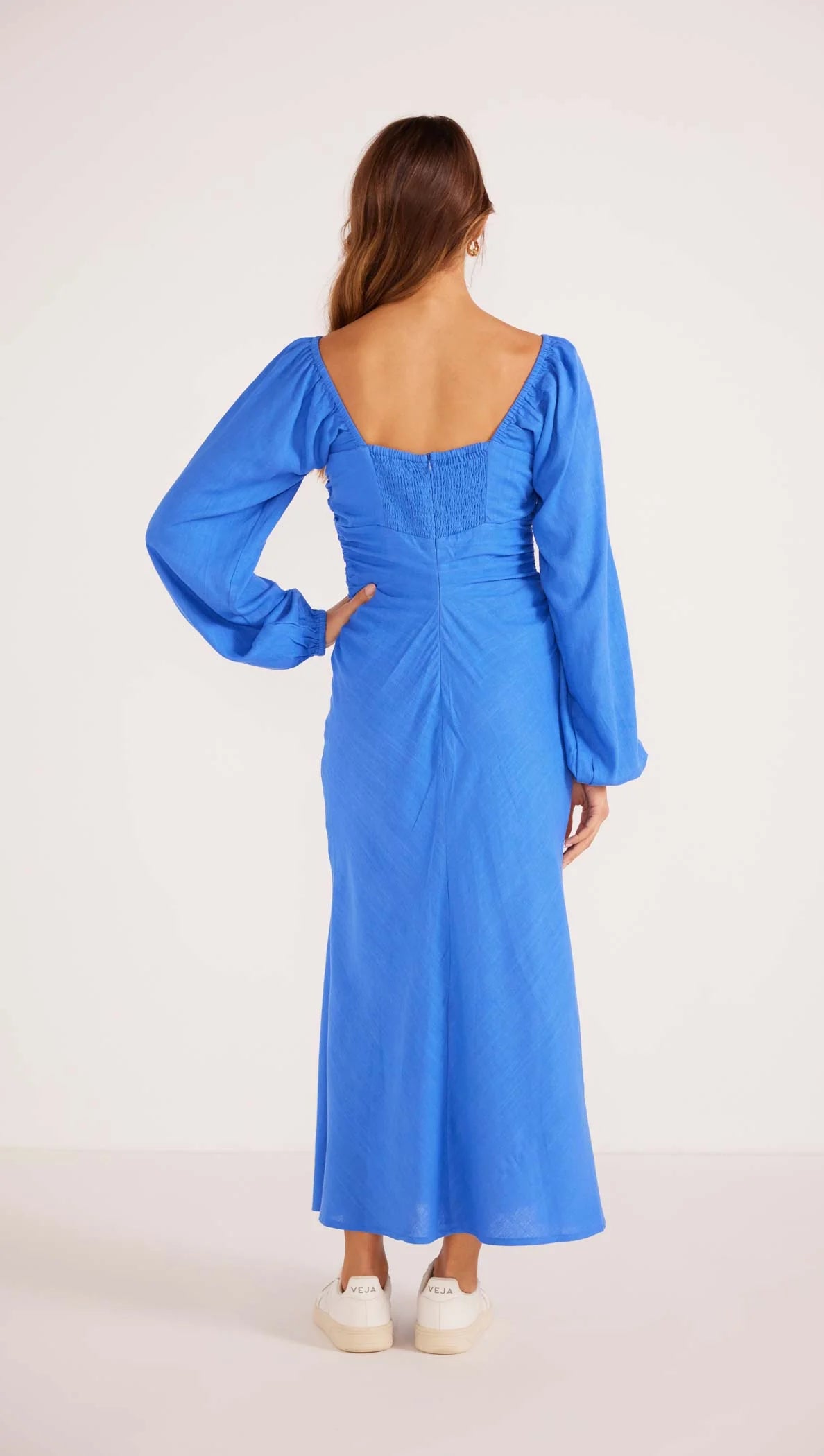 MINKPINK Phoebe Rouched Midi Dress