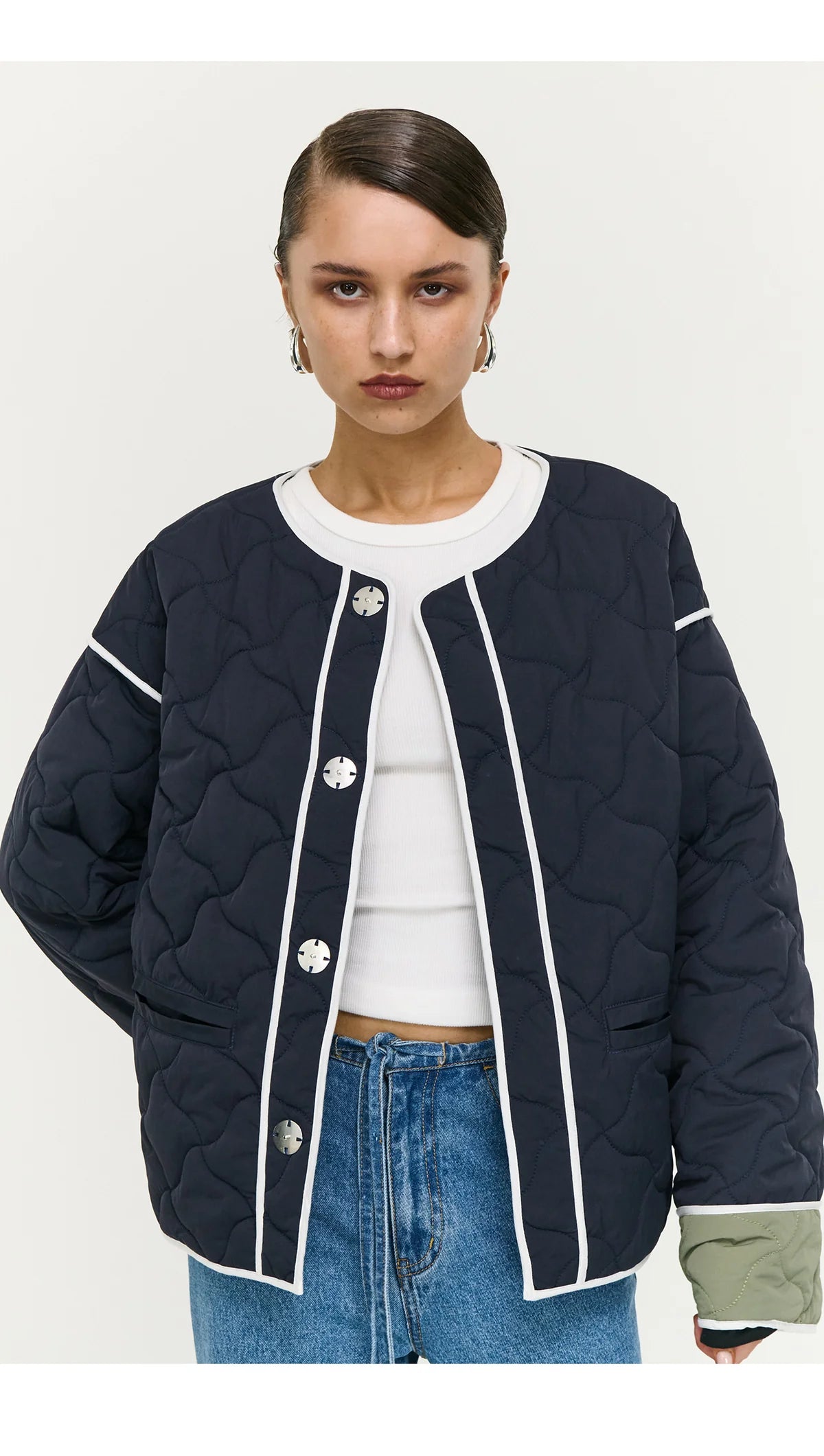 Staple the Label Hollis Puffer Jacket - black/olive