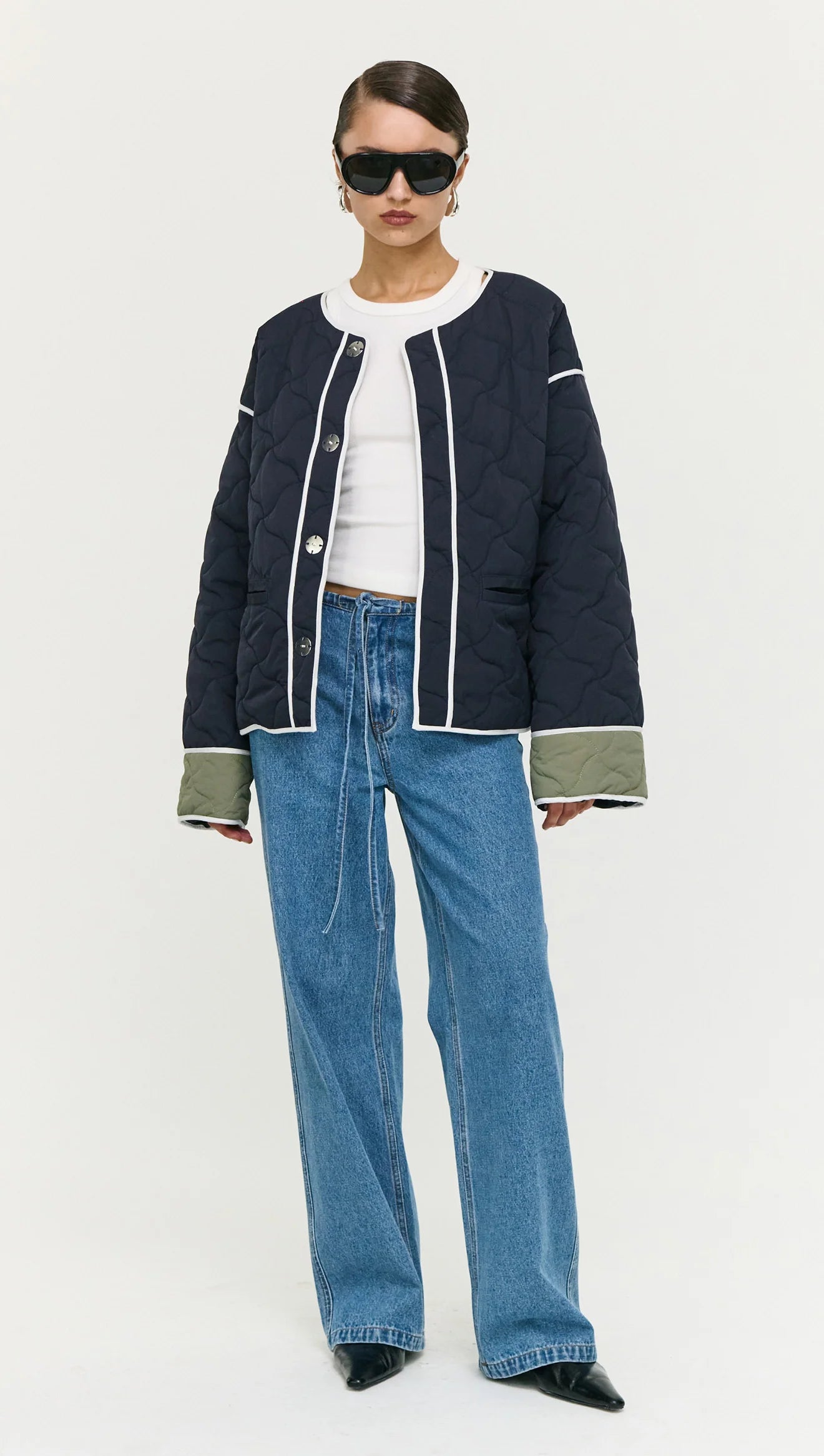 Staple the Label Hollis Puffer Jacket - black/olive