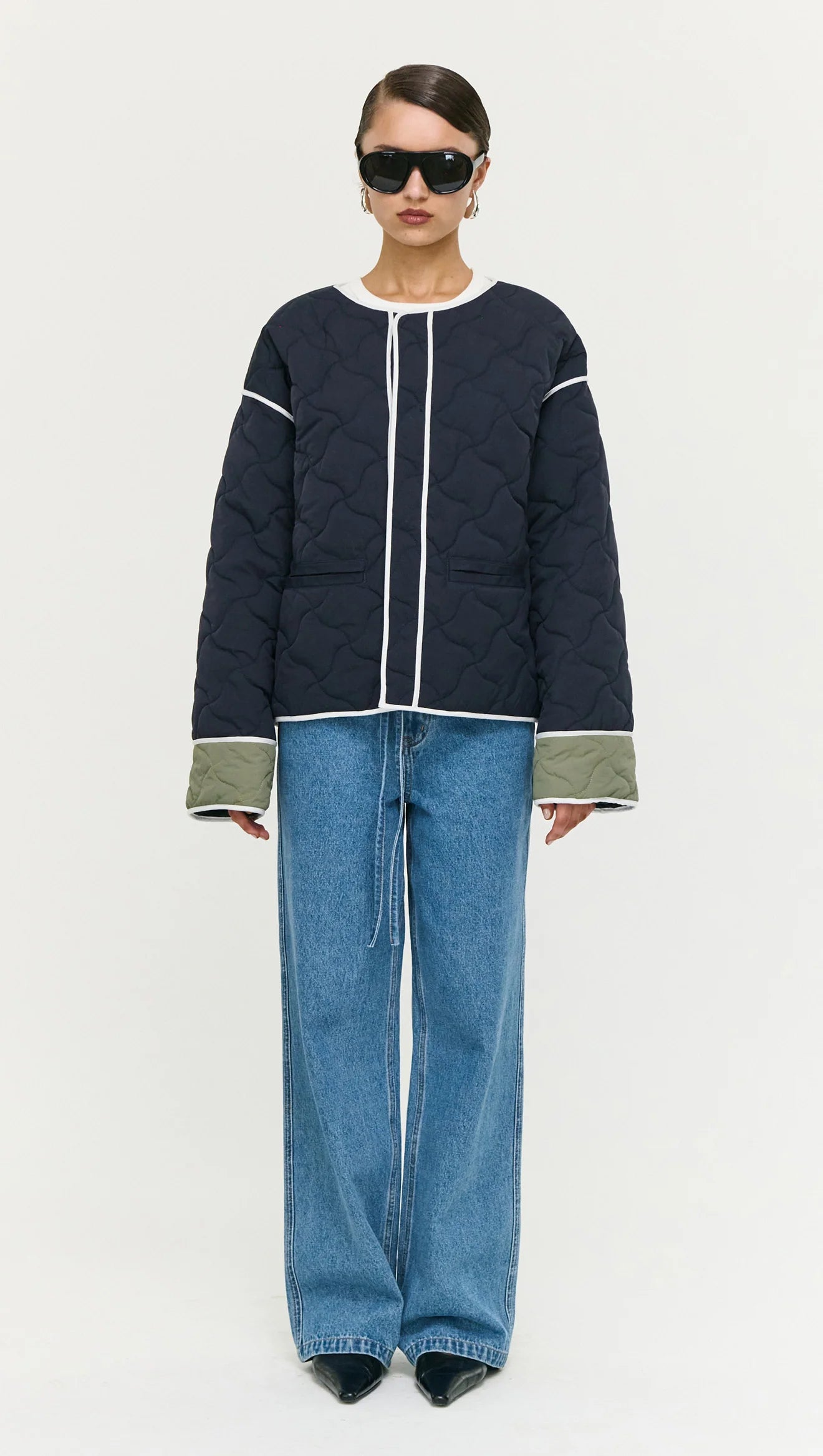 Staple the Label Hollis Puffer Jacket - black/olive