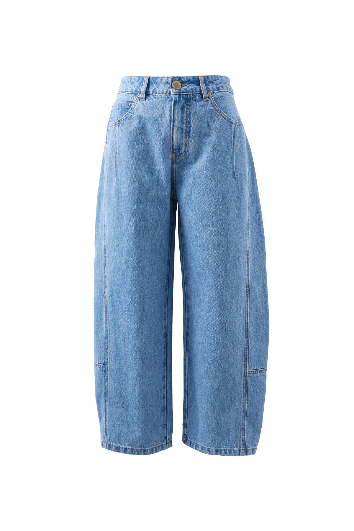 Ceres Barrel Darted Jean - vintage blue