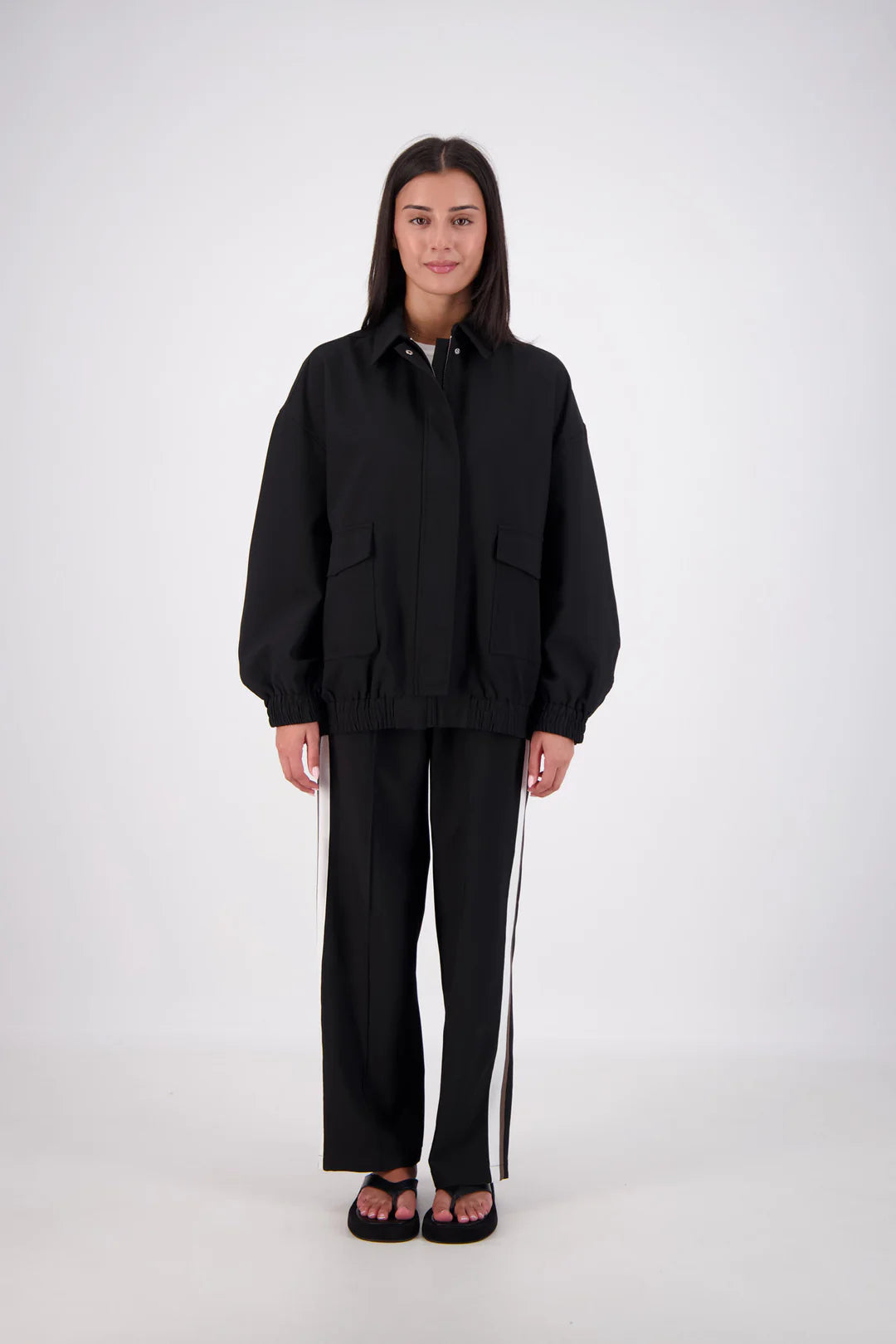 Jasmine Alexa Ischia Bomber Jacket - black