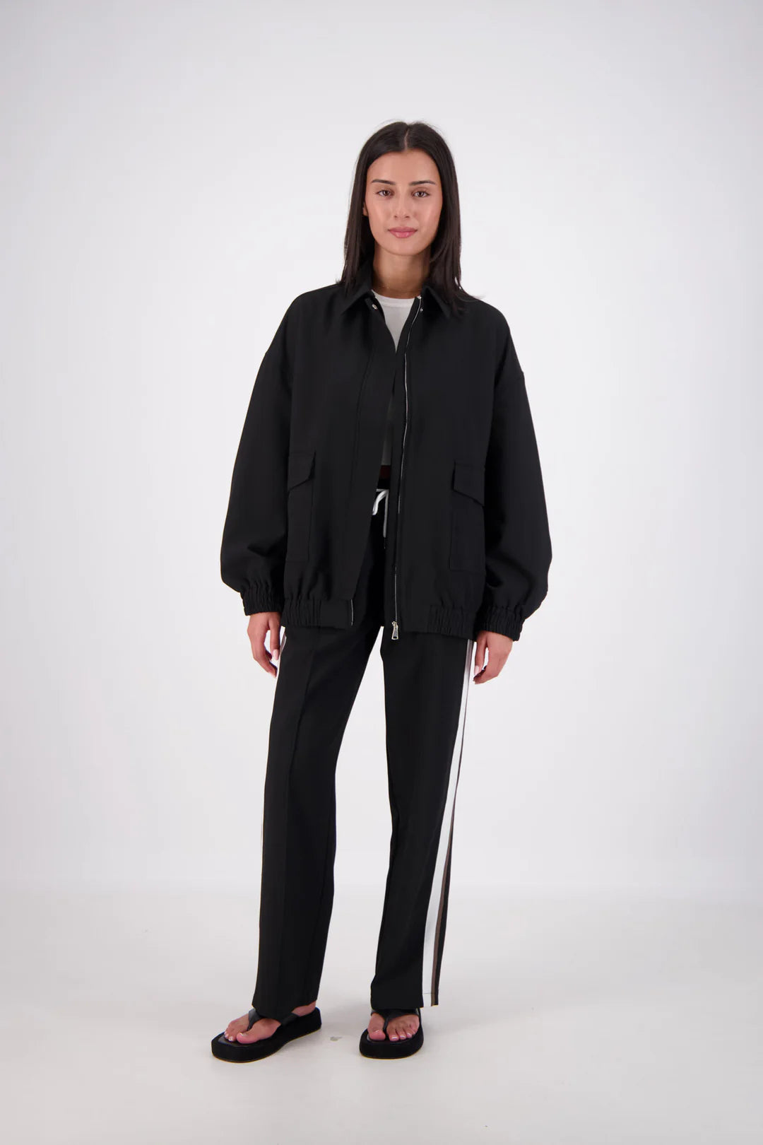 Jasmine Alexa Ischia Bomber Jacket - black