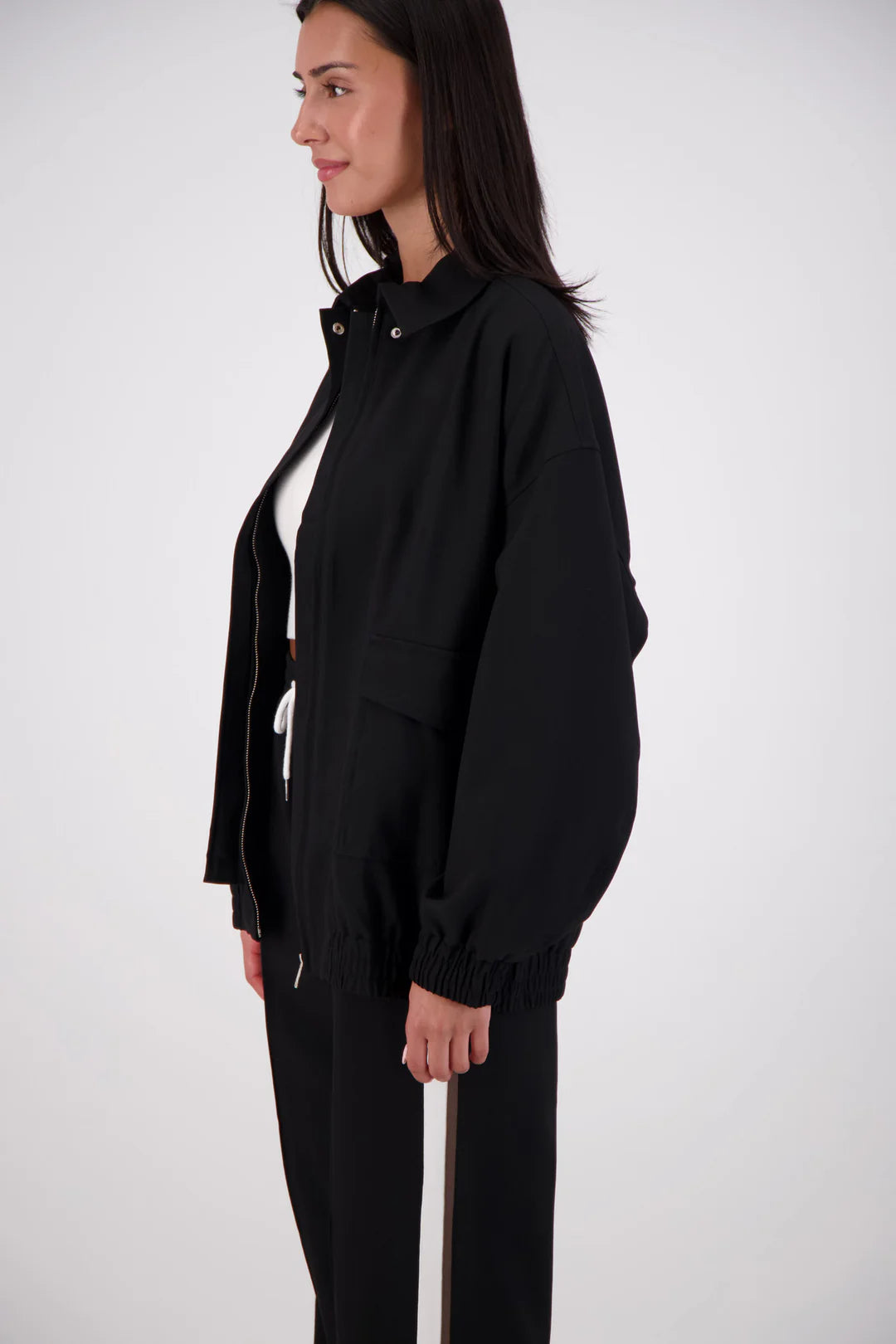 Jasmine Alexa Ischia Bomber Jacket - black