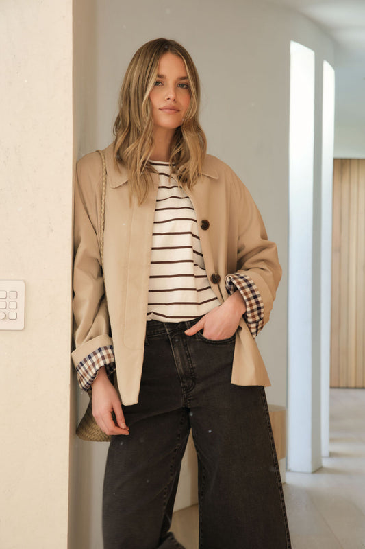 Ceres Pia Coat - sand