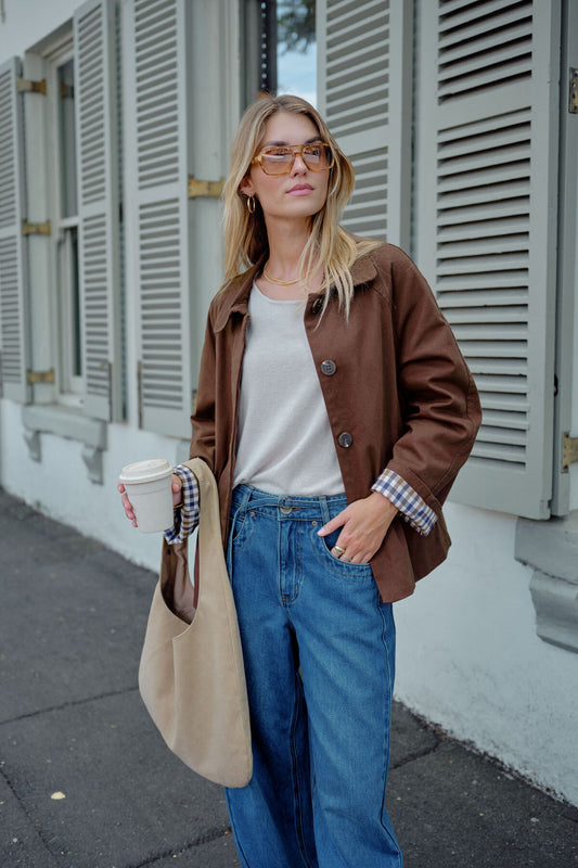 Ceres Pia Coat - chocolate