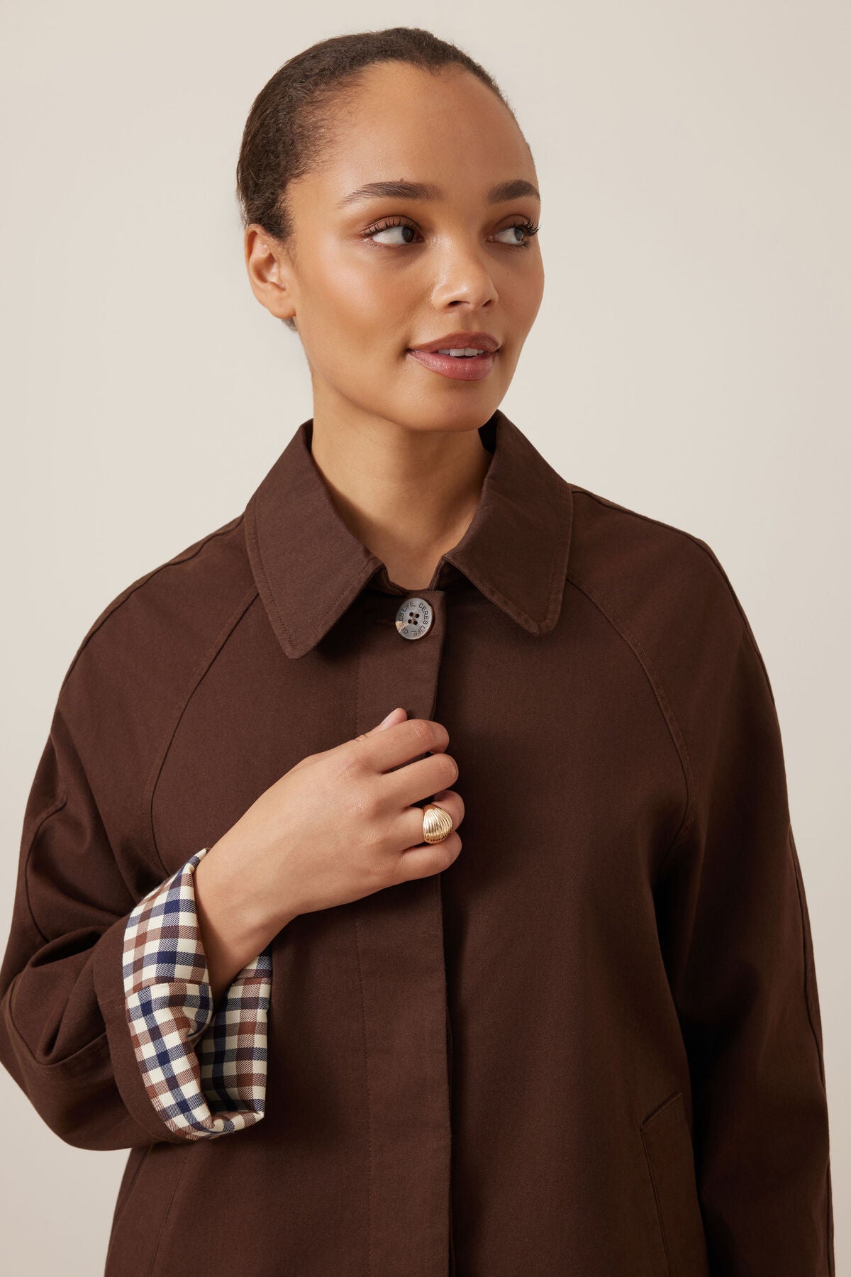 Ceres Pia Coat - chocolate