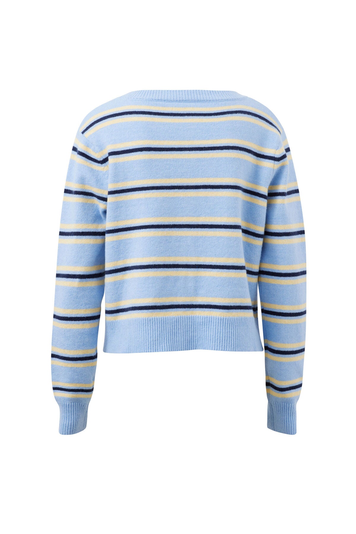 Ceres Laine Long Sleeve Knit Cardi - blue stripe