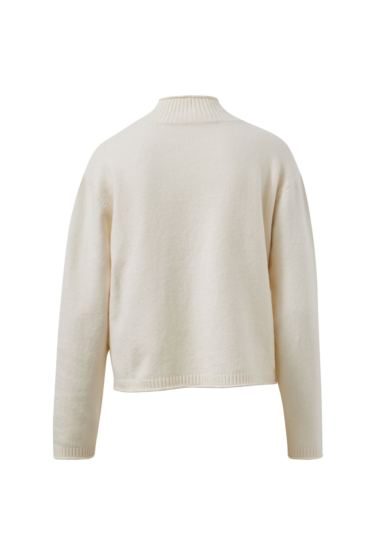 Ceres Finley Funnel Neck Knit - milk