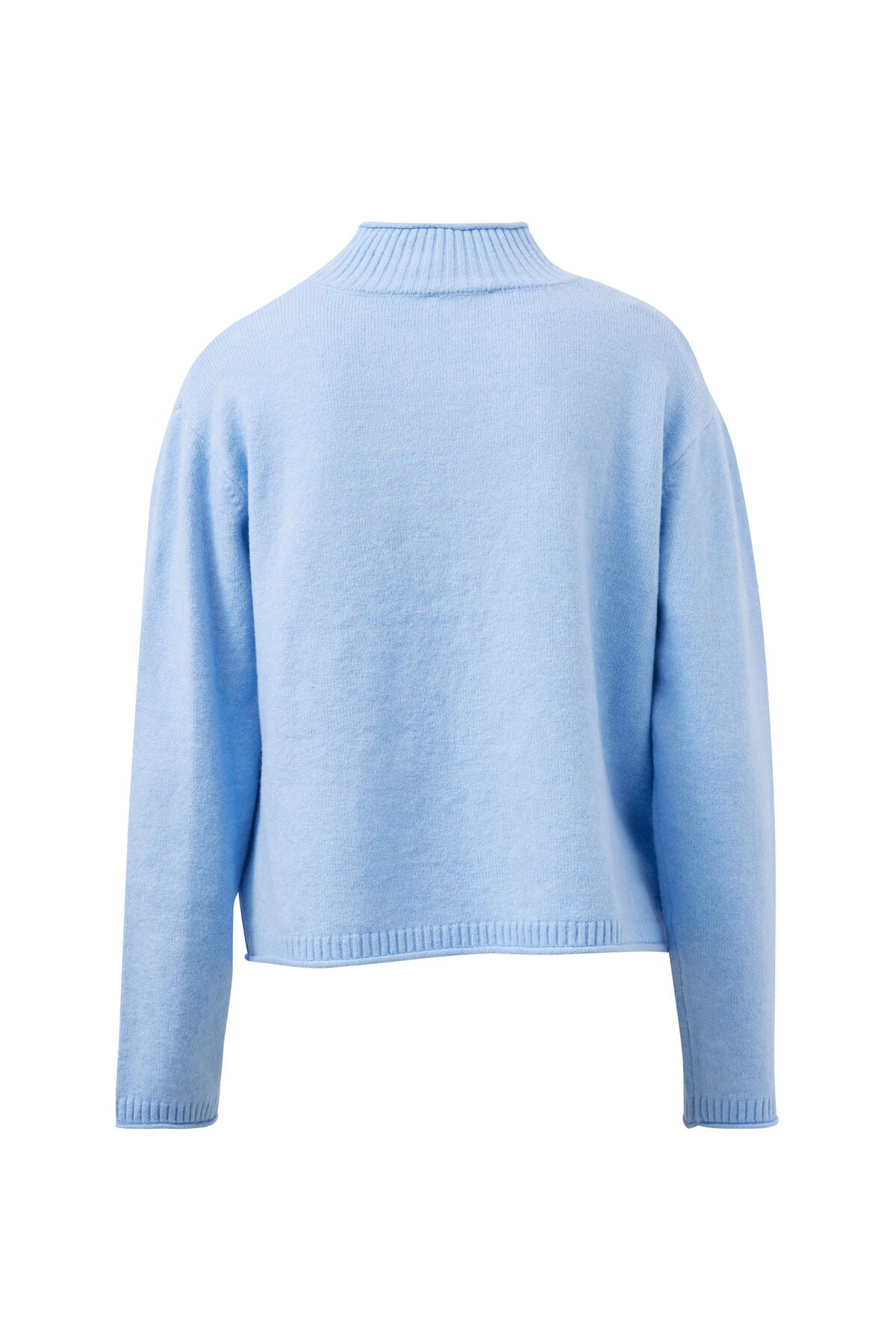 Ceres Finley Funnel Neck Knit - china blue