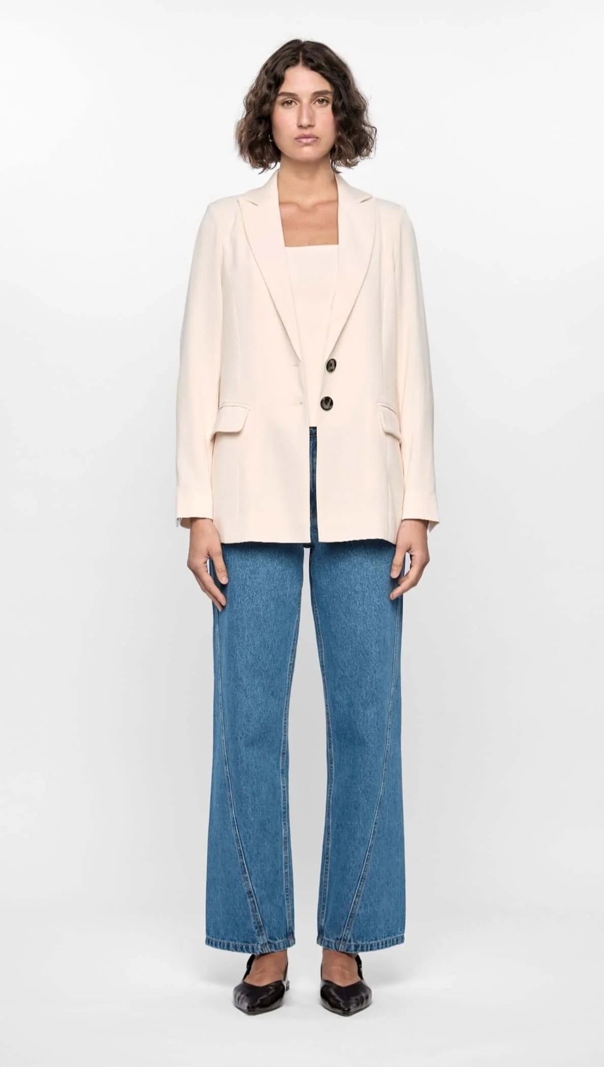 Staple the Label Sia Blazer - ivory