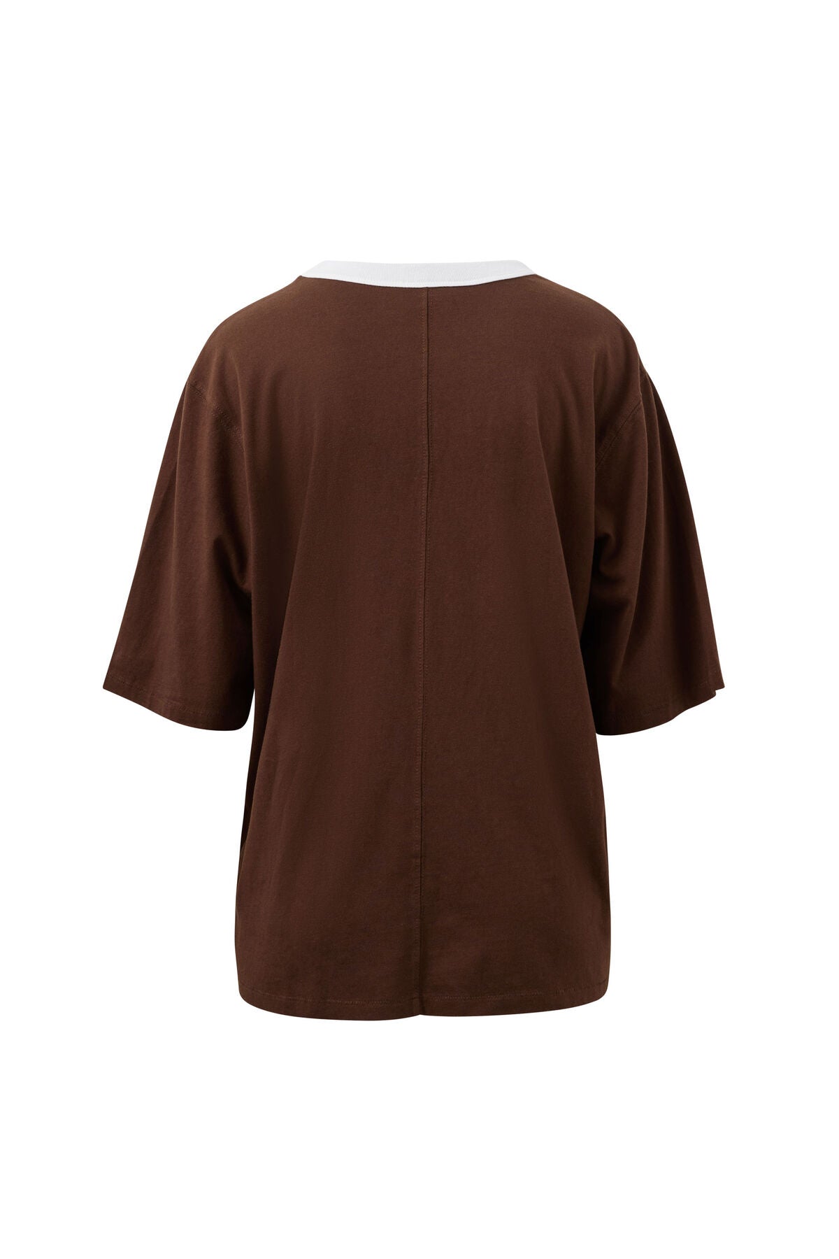 Ceres Luna Relaxed Tee - chocolate ceres abstract