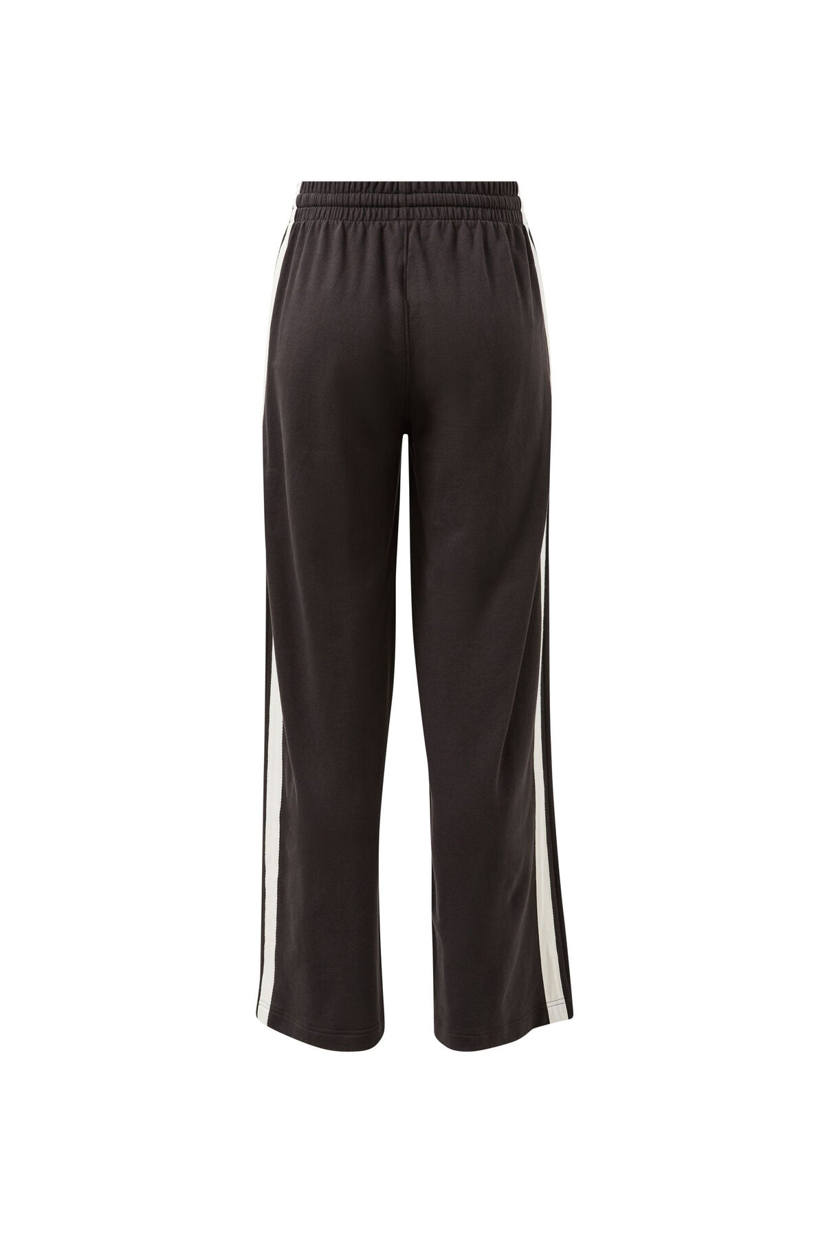 Ceres Gigi Wide Leg Terry Trackpant- phantom side stripe