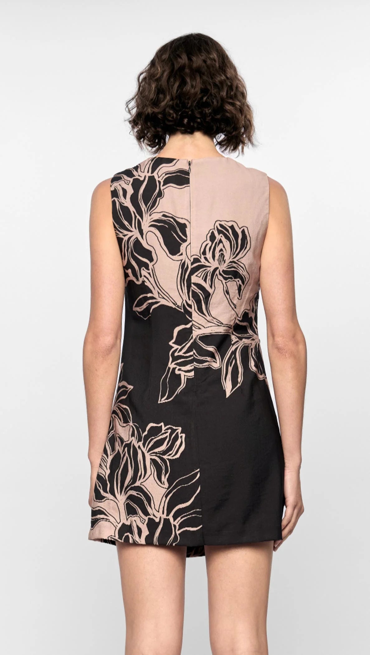 Staple the Label Mira Mini Dress - diagonal floral