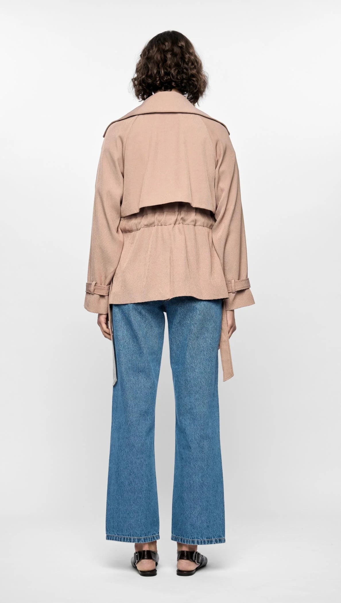 Staple the Label Olea Crop Tie Waist Coat