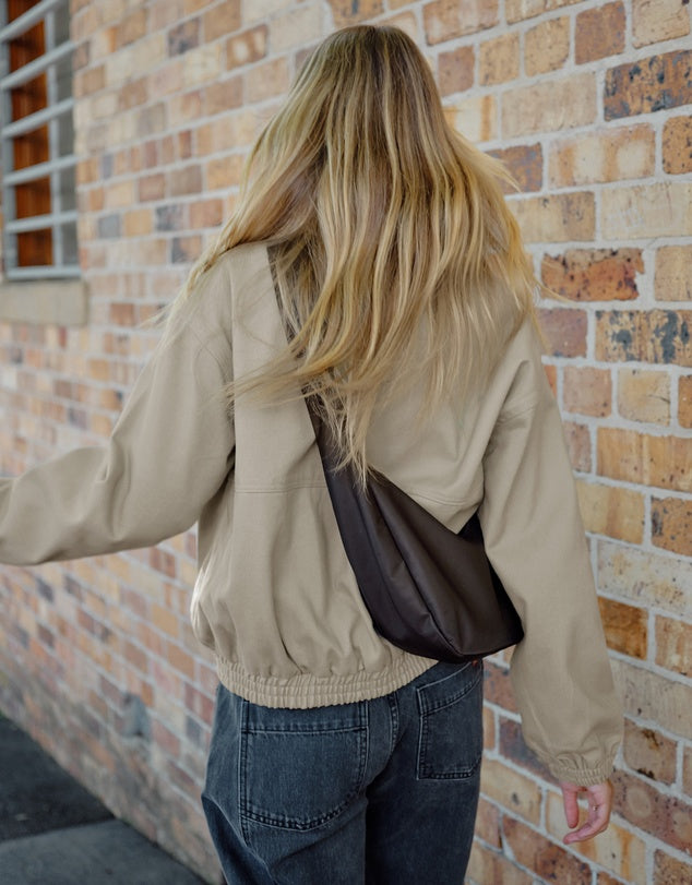 Ceres Annie Bomber Jacket - ash green