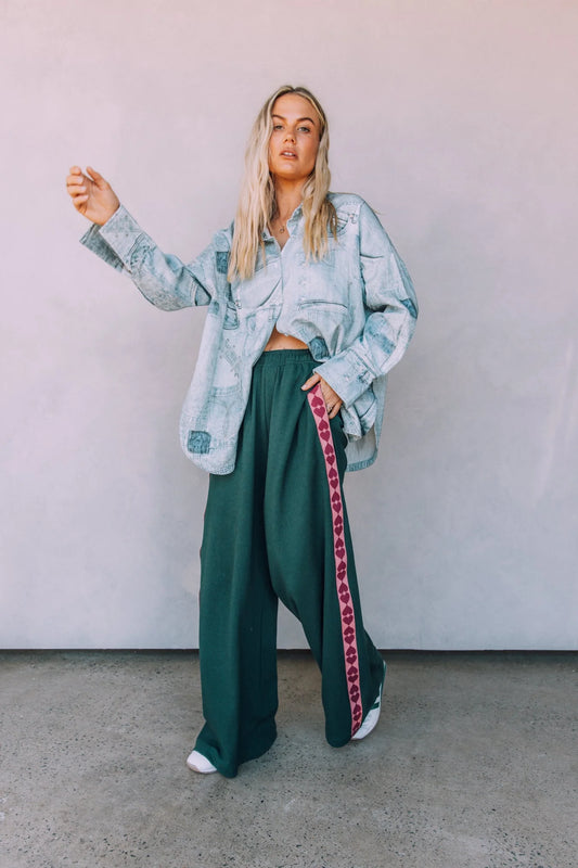 Sabbi the Store The Raving Hearts Pants - Green