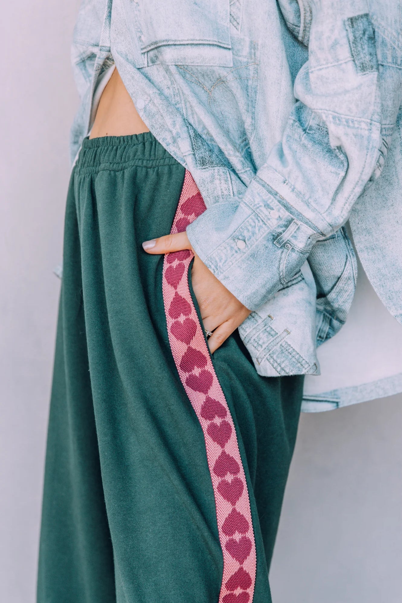 Sabbi the Store The Raving Hearts Pants - Green