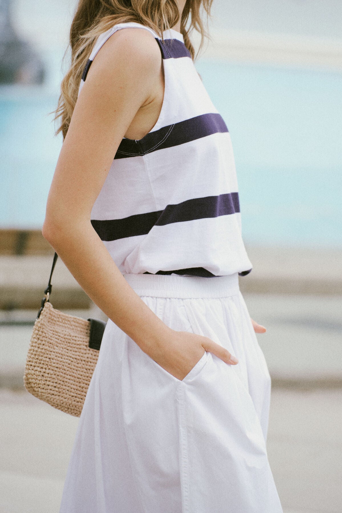 Ceres Florence Maxi Skirt - white
