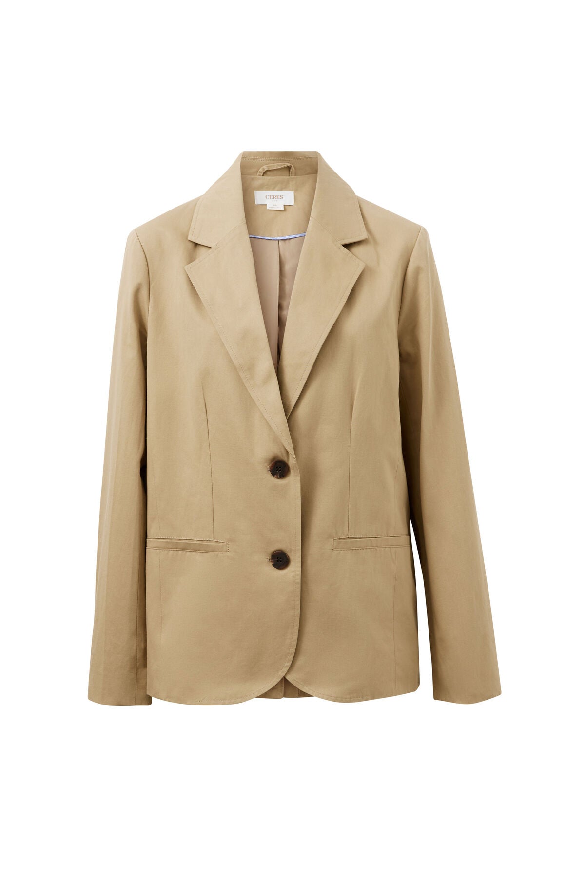 Ceres Aggie Boxy Blazer - summer taupe