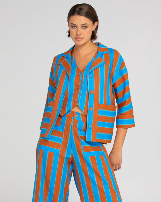 Boom Shankar Fay Jacket - Cabana Stripe