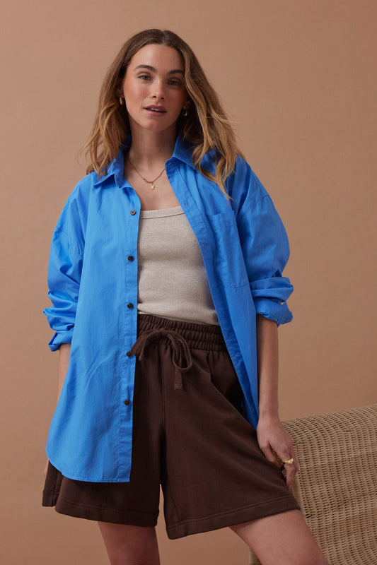 Ceres Lulu Reverse Panel Short - chocolate