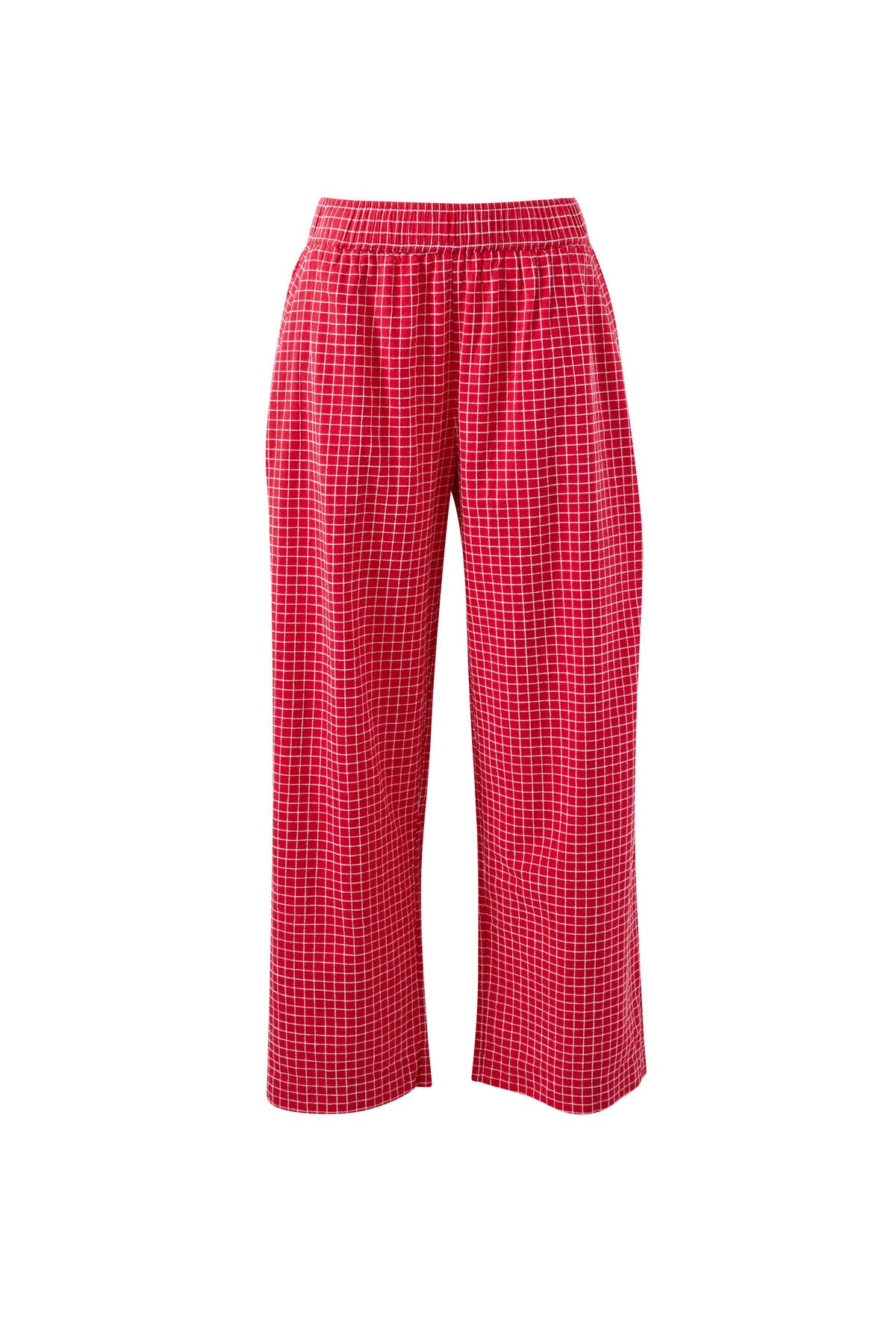 Ceres The Lounge Pant - textured red check