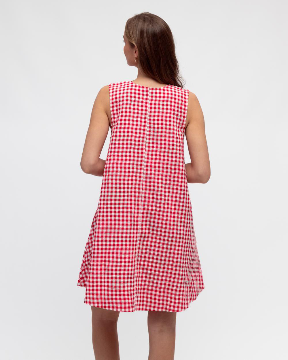 Mimi Mini Dress - red gingham