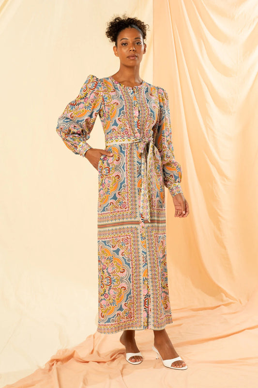 KACHEL Billie Maxi Shirt Dress