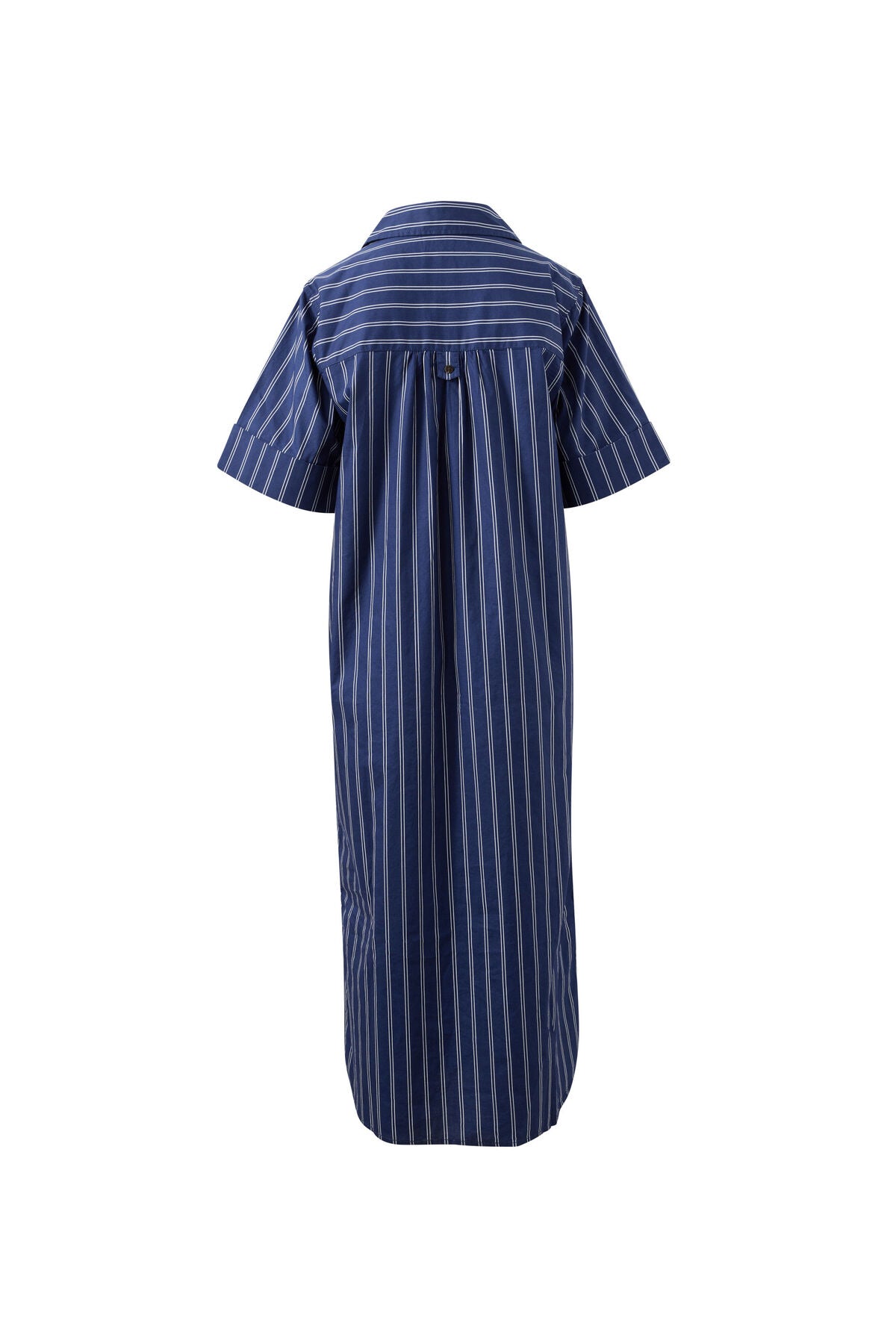 Ceres Samara Midi Shirt Dress - prussian blue stripe