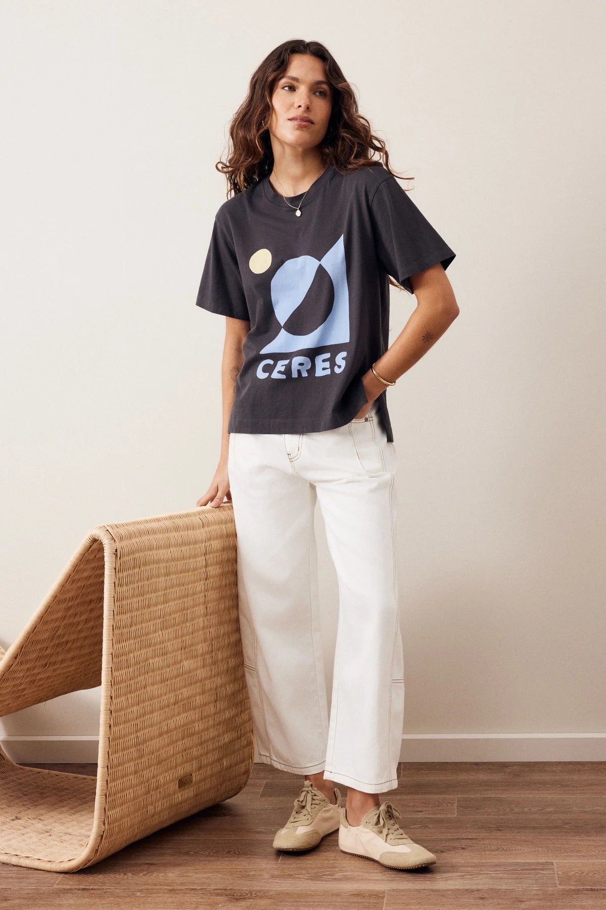 Ceres Stevie Slouchy Tee - ceres/phantom moon