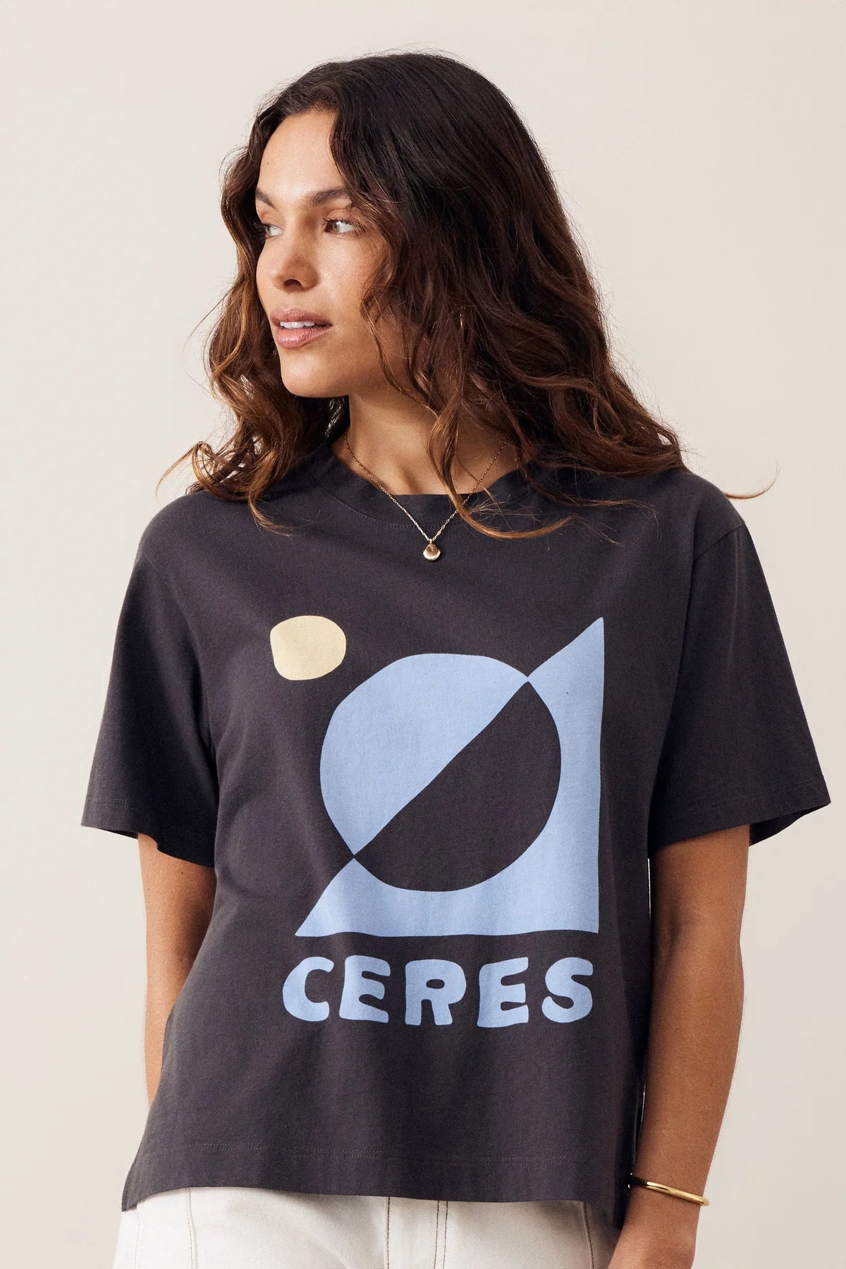 Ceres Stevie Slouchy Tee - ceres/phantom moon