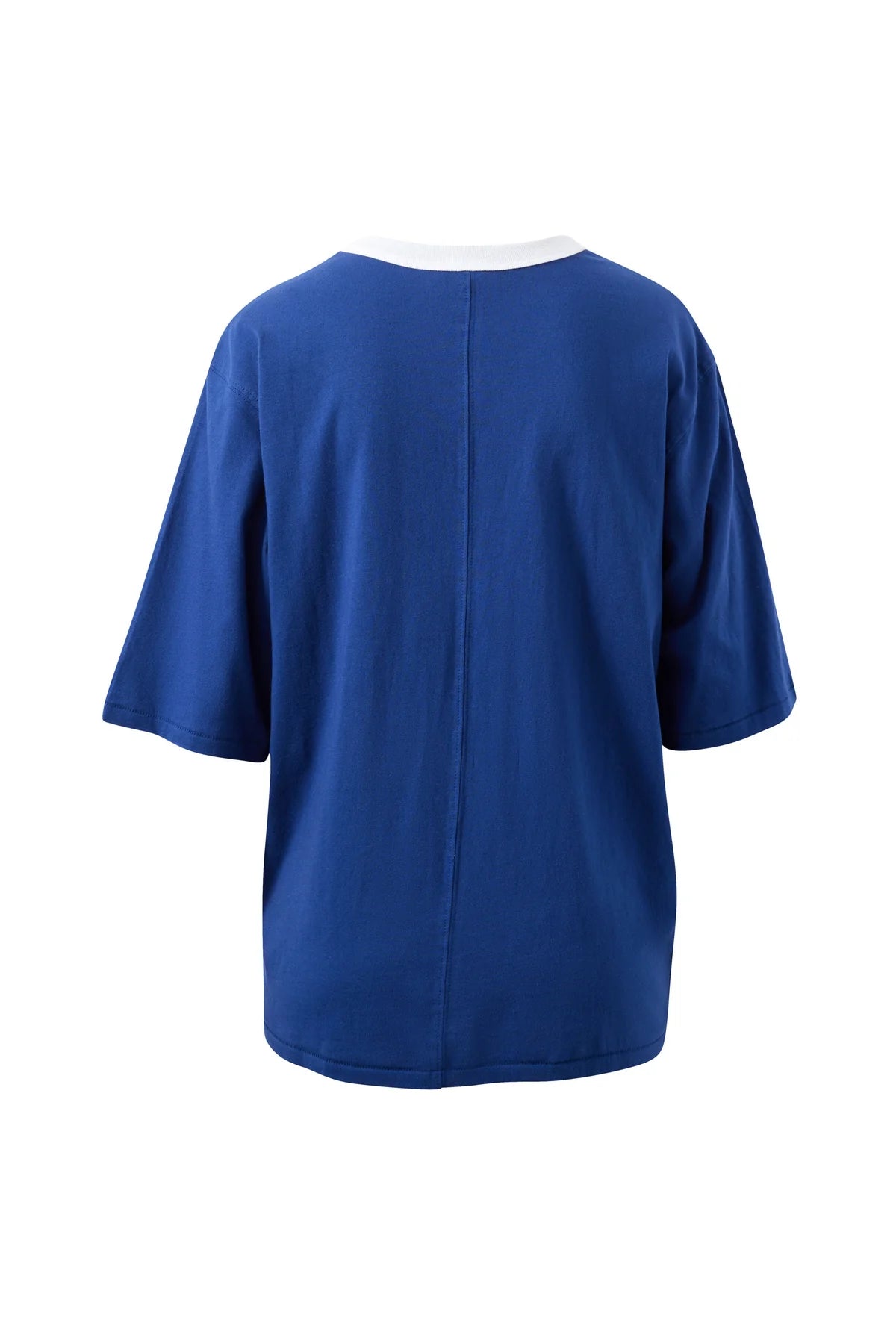 Ceres Luna Oversized Tee - prussian blue/ceres script embroidery