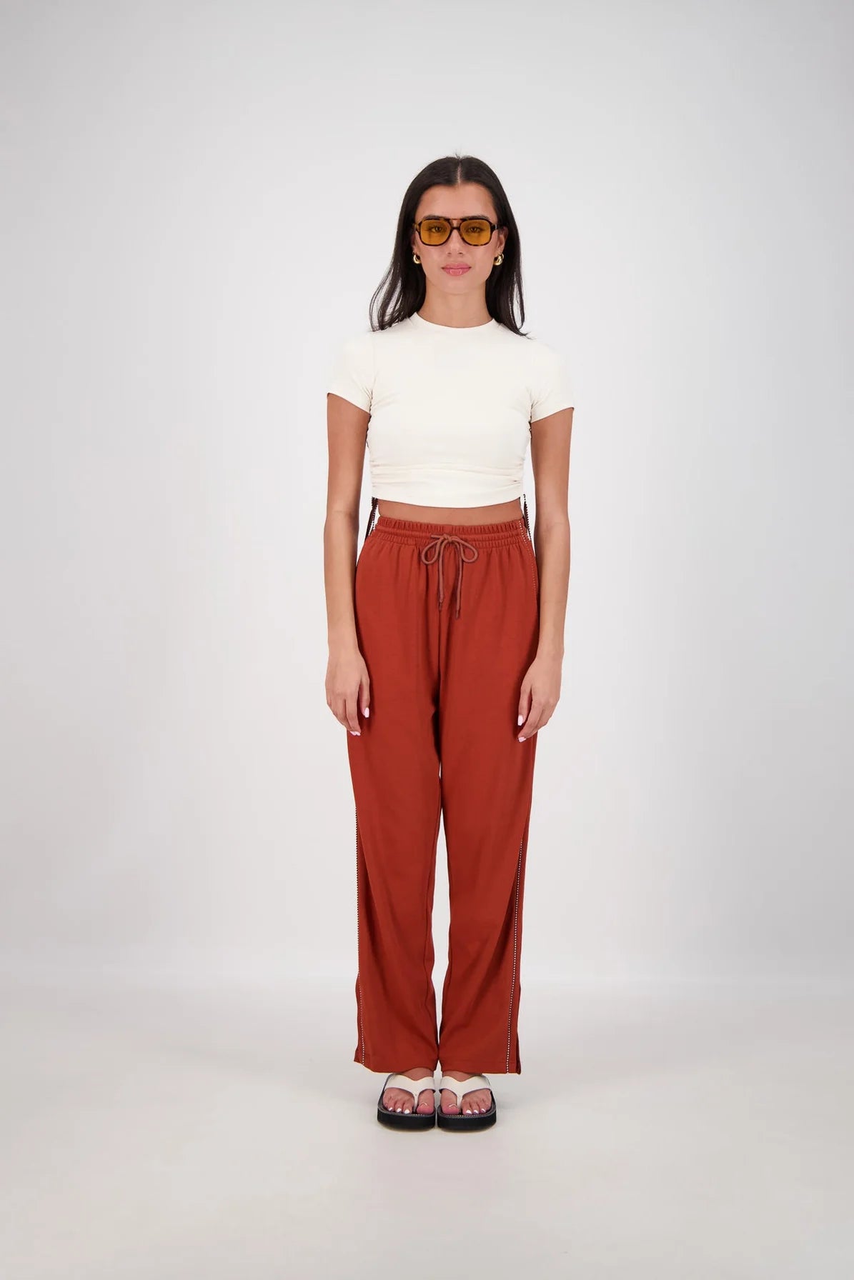 Jasmine Alexa Manarola Trackpant - tobacco