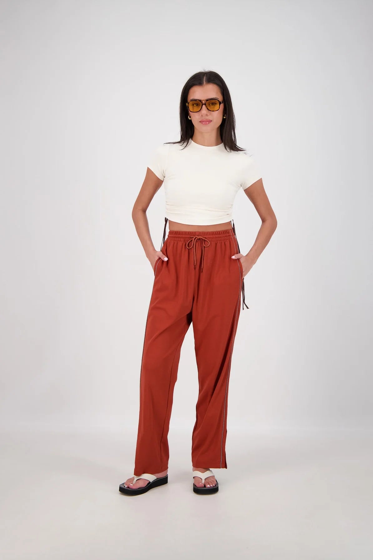 Jasmine Alexa Manarola Trackpant - tobacco